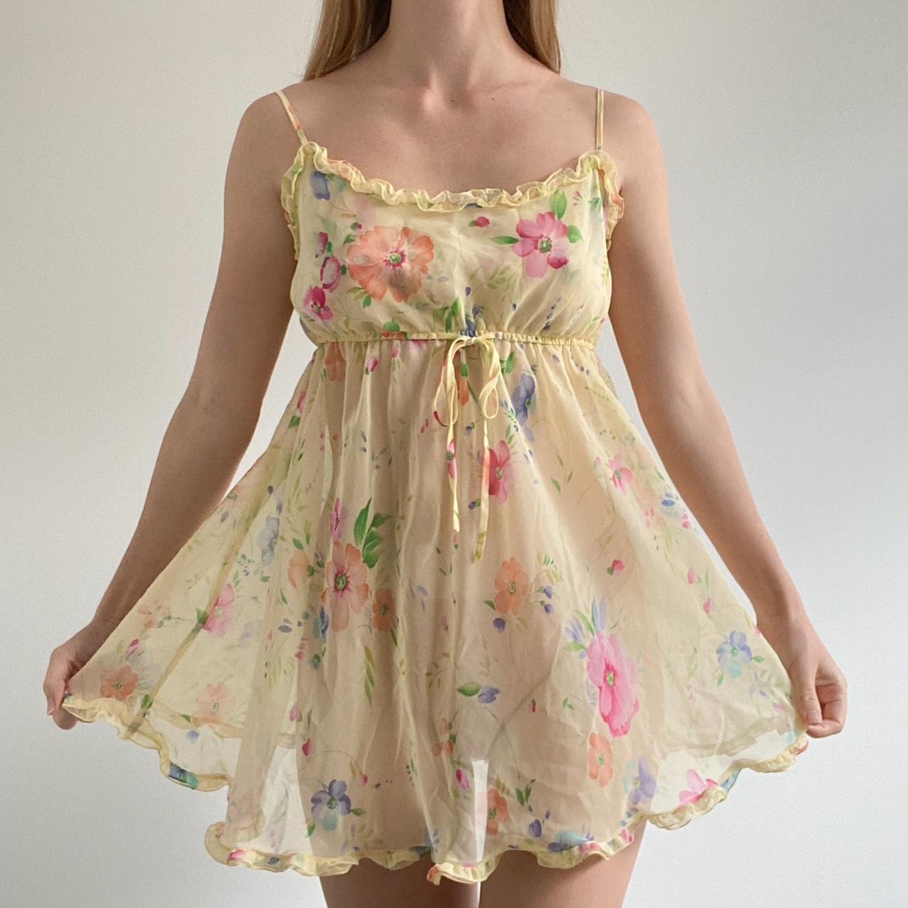 Restock! Vintage Victoria’s Secret yellow floral... Depop