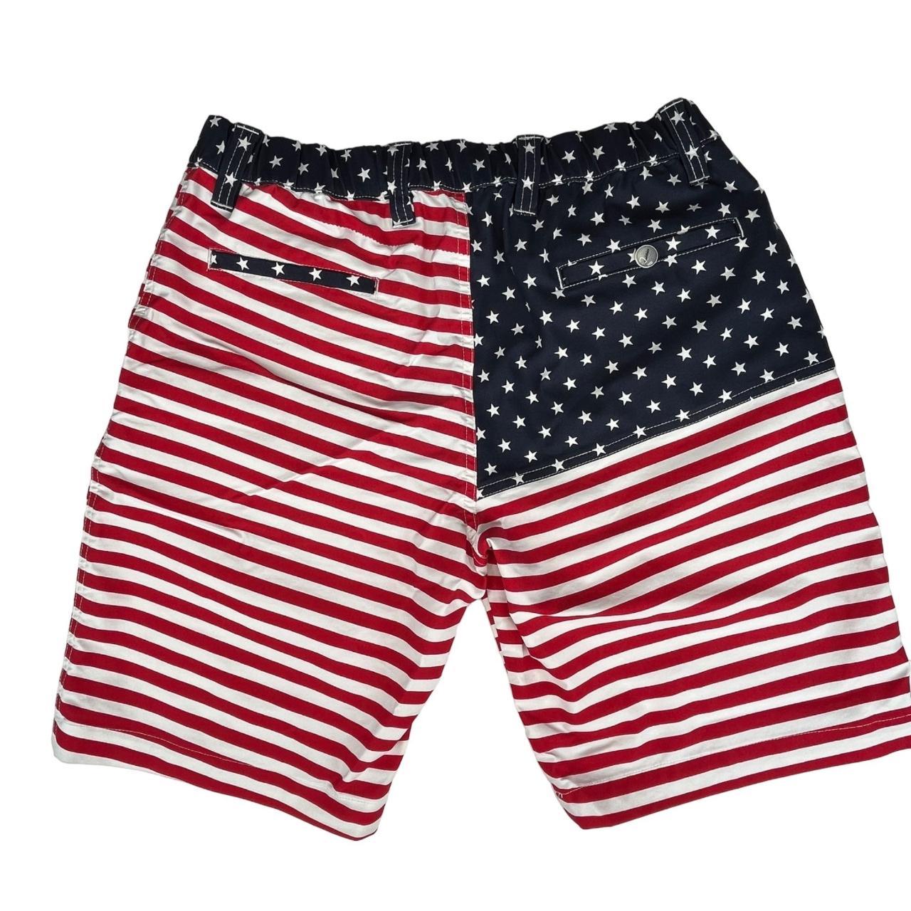 Chubbies Men's Blue and Red Shorts | Depop
