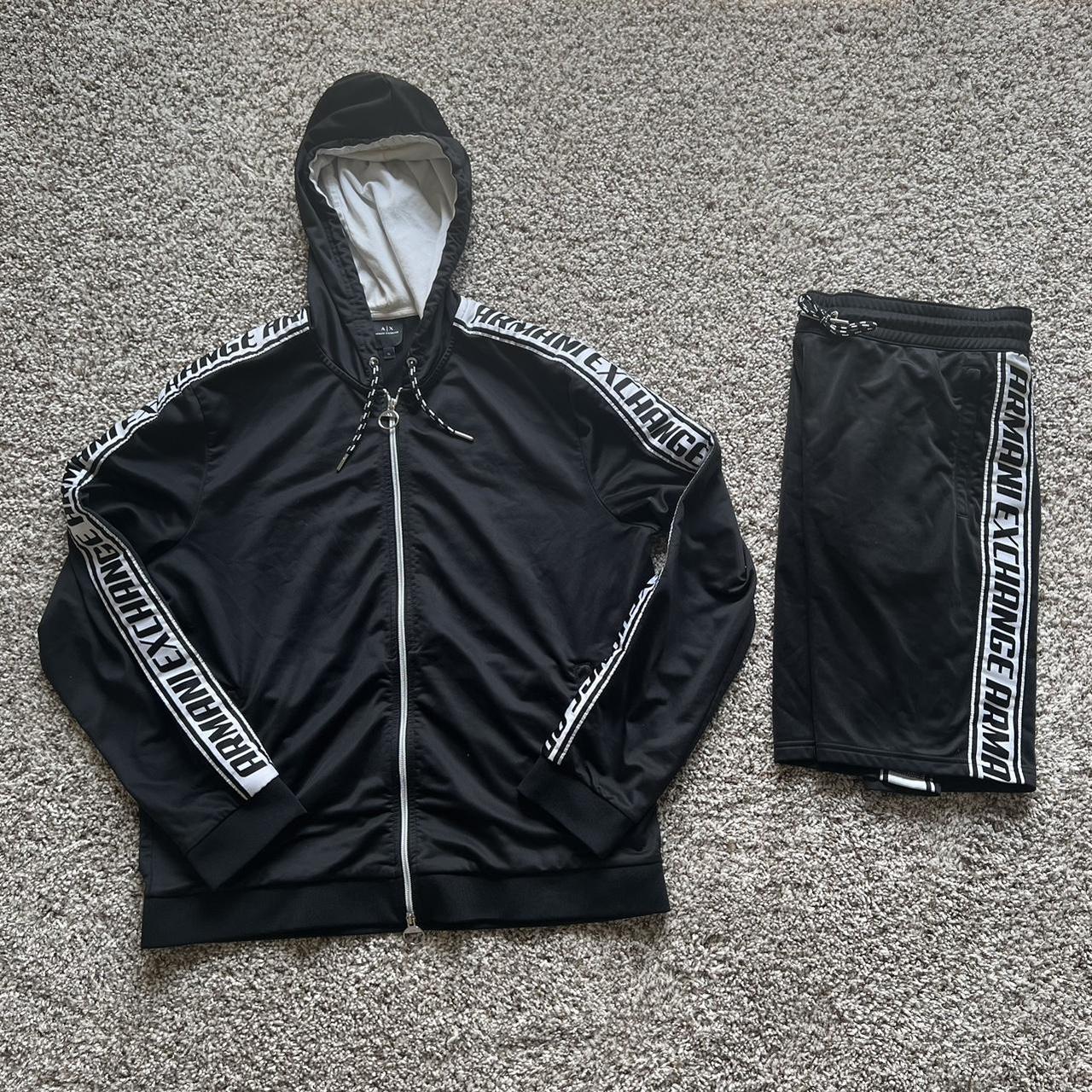 Armani Exchange Tape Tracksuit This tracksuit has. Depop