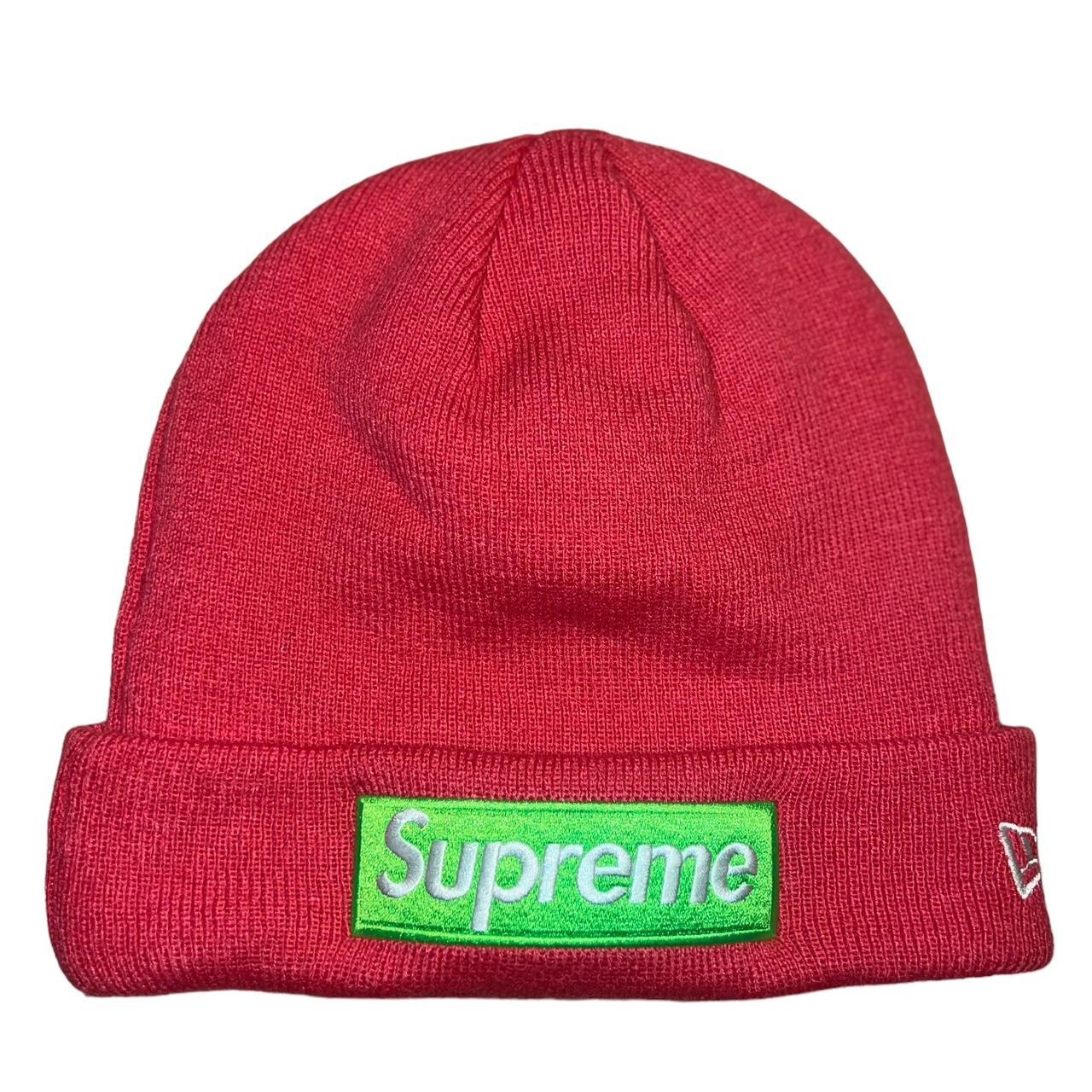 Supreme New York Yankees New Era Box Logo Beanie TEN - Depop