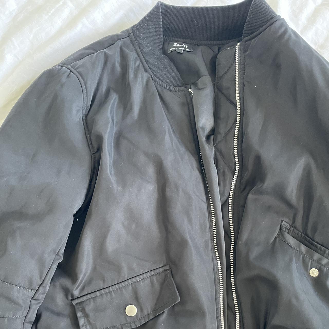 Black bomber jacket Good conodtion Oversized fit... Depop