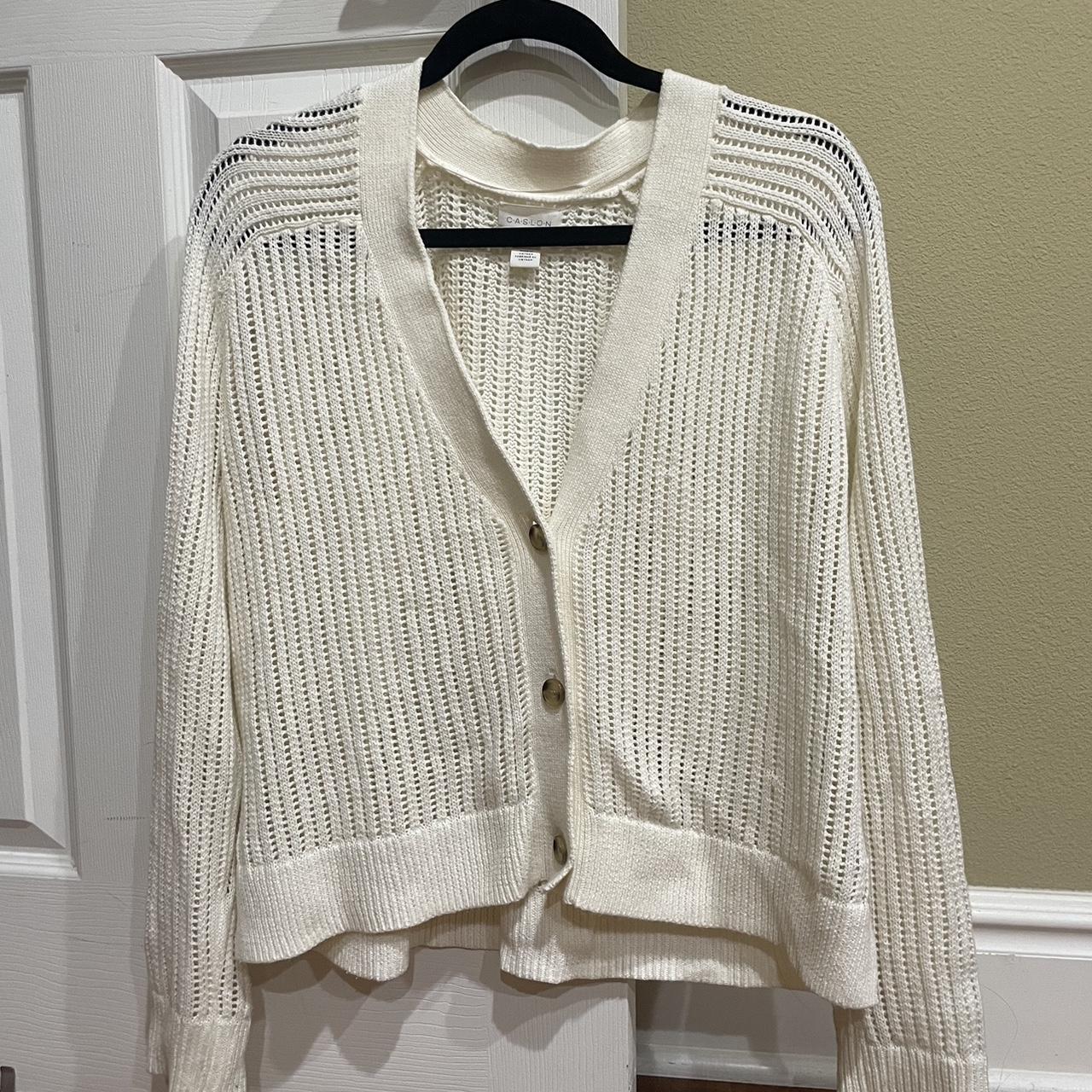 Brandy Melville Women s Cardigan White Cream M