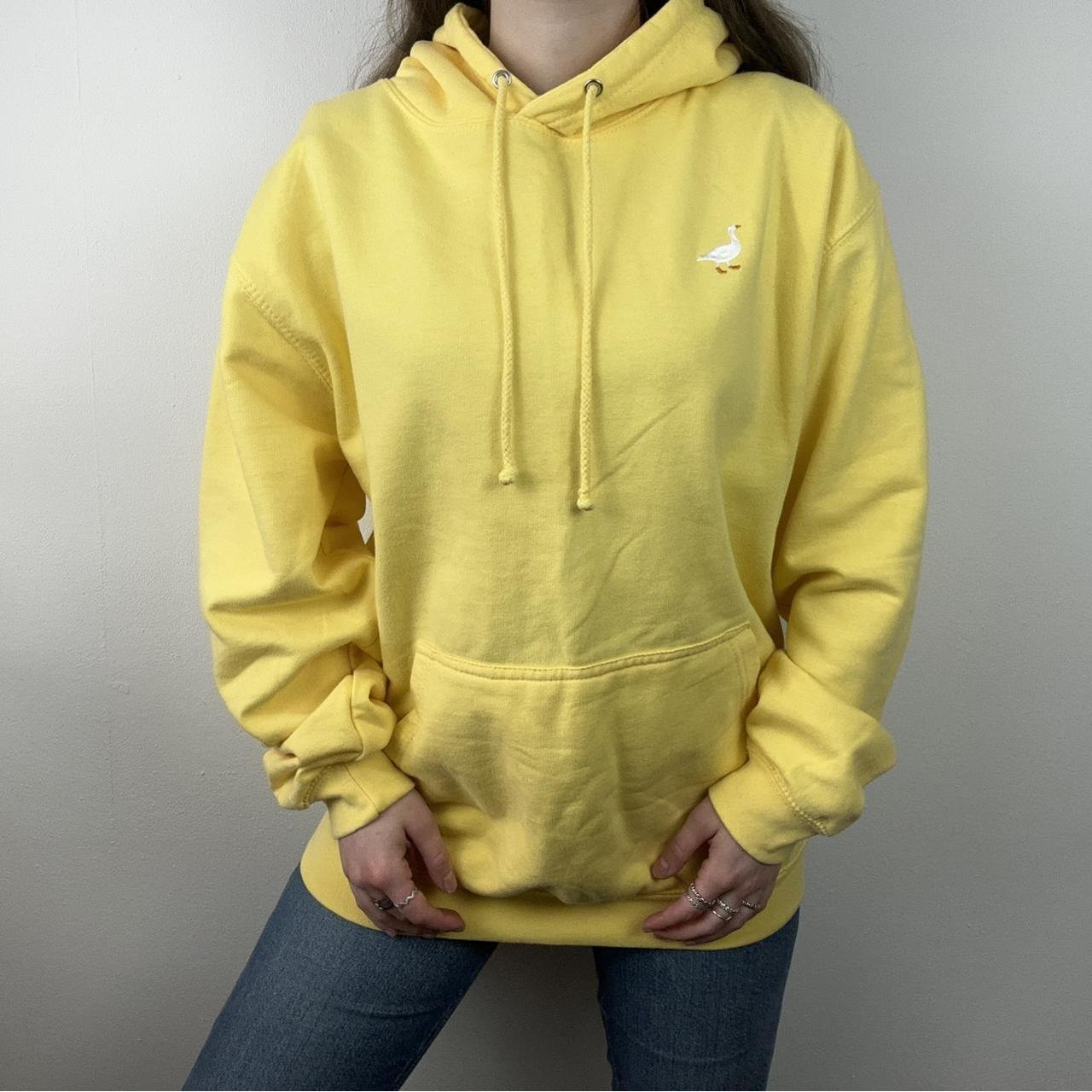 Goose & Gander Women's Yellow Hoodie Depop