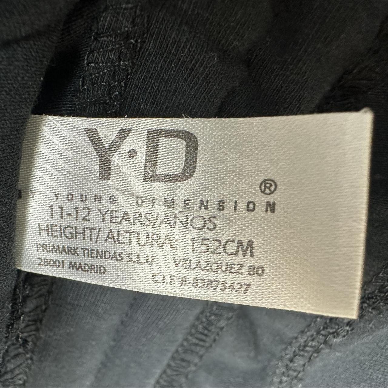 Y2K Y.D. Black Zip Up Cardigan Size: kids size... - Depop