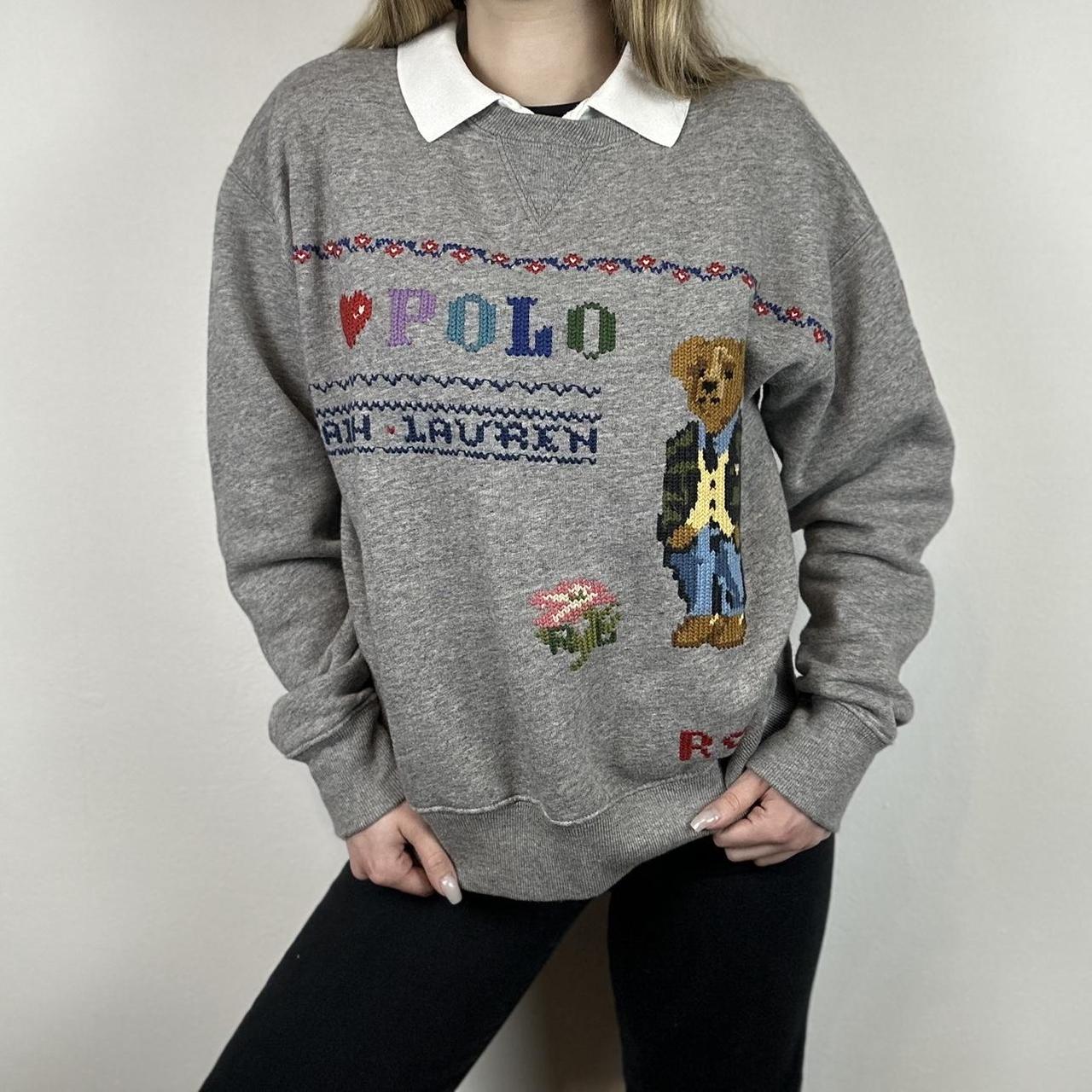 Cross Stitch discount Logo Hoodie POLO RALPH LAUREN