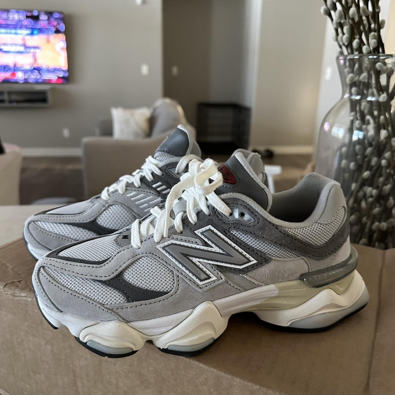 New Balance Women's Grey and White Trainers