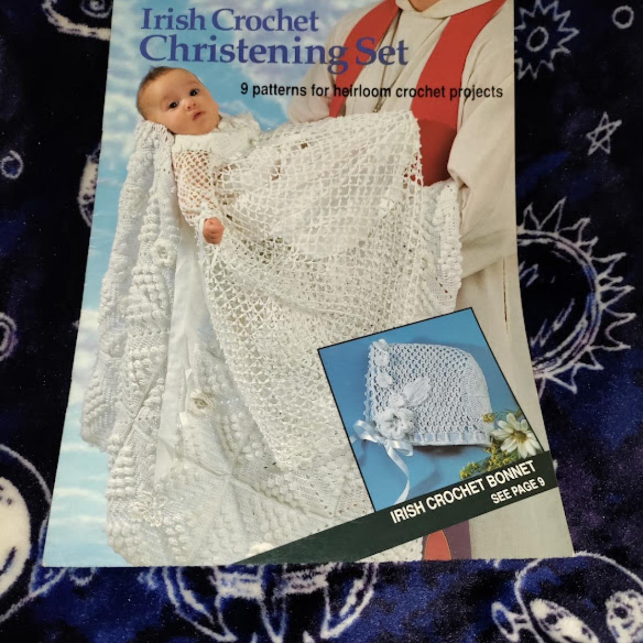 Irish crochet on sale christening gown patterns