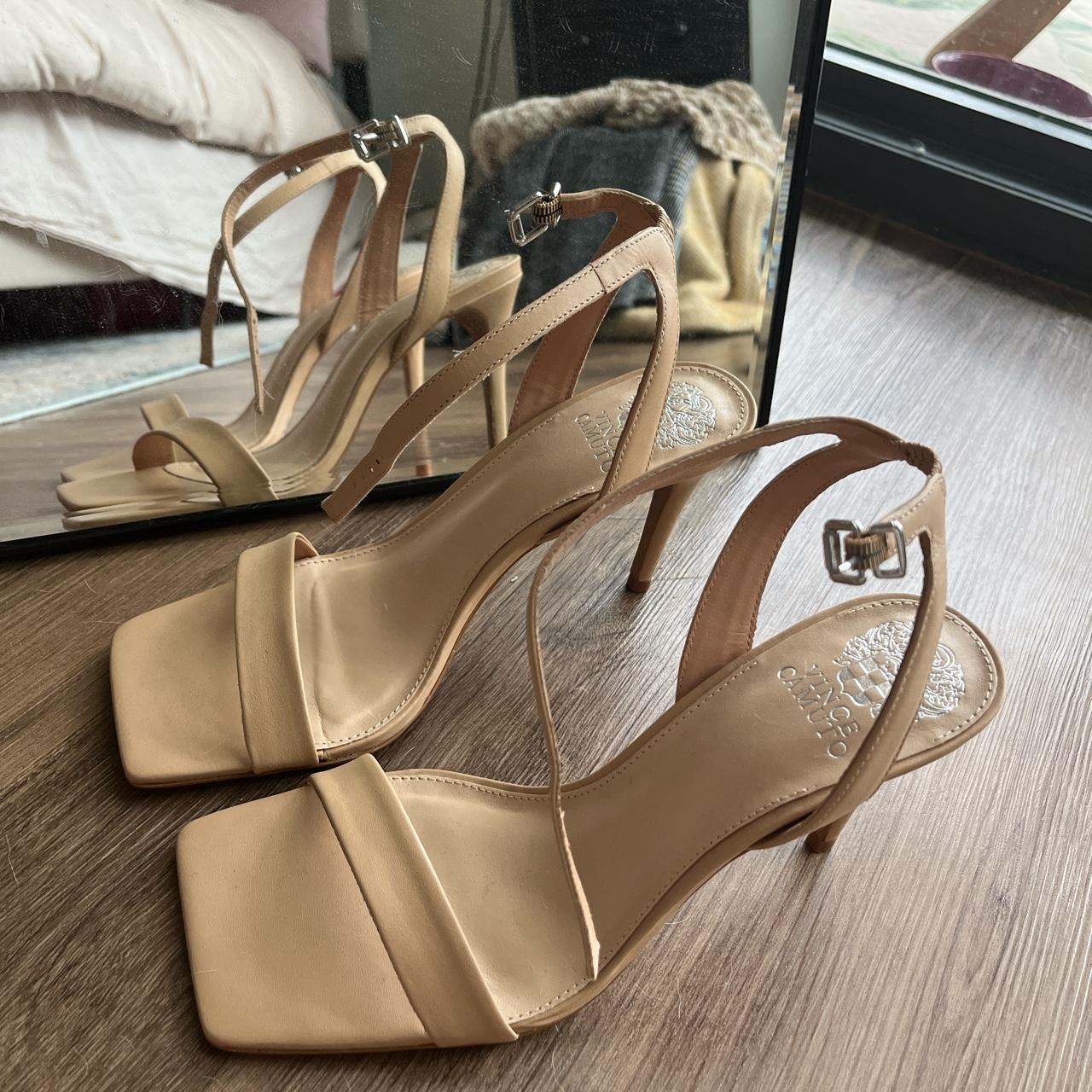 vince camuto nude heels