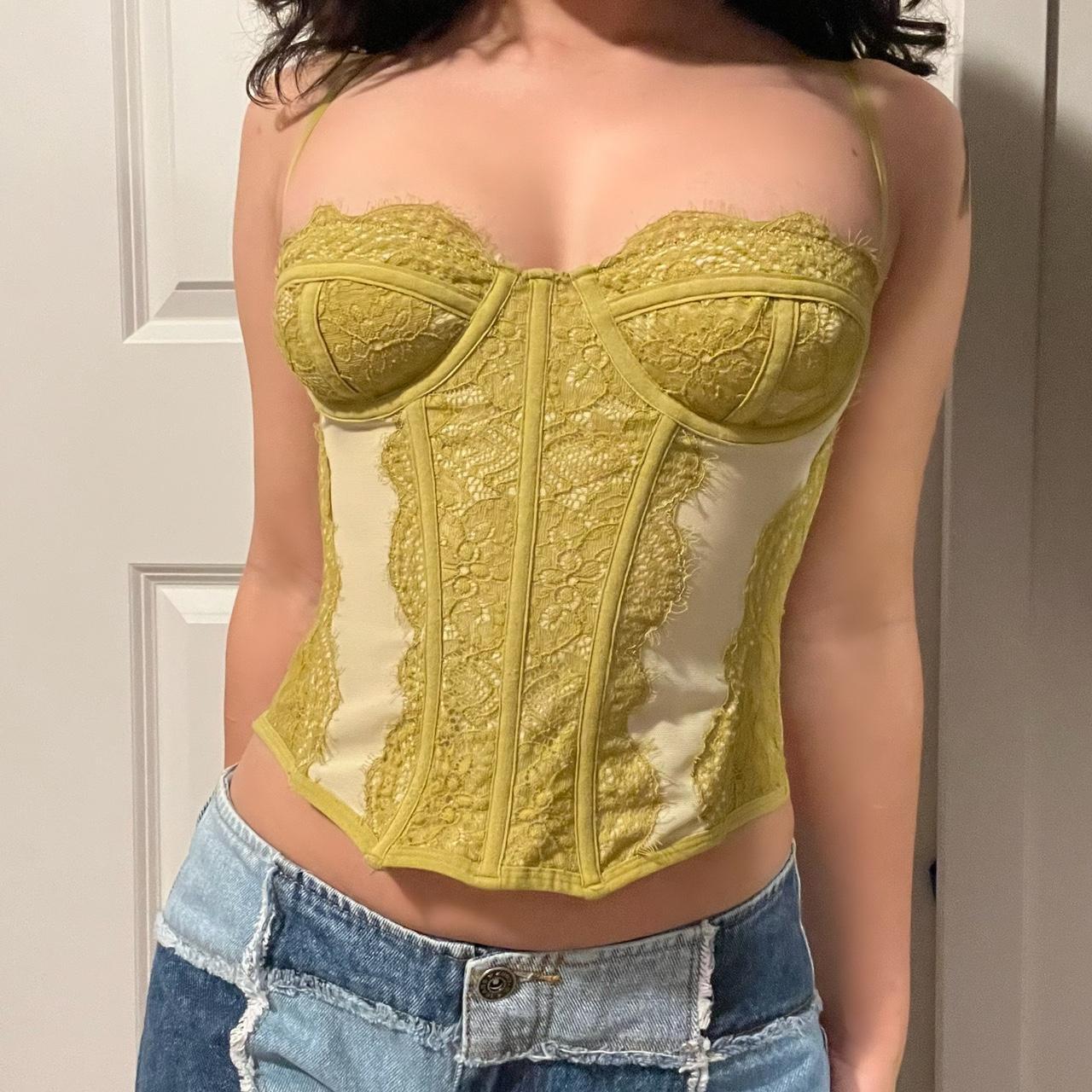 Urban Outfitters Khaki Out From Under Corset