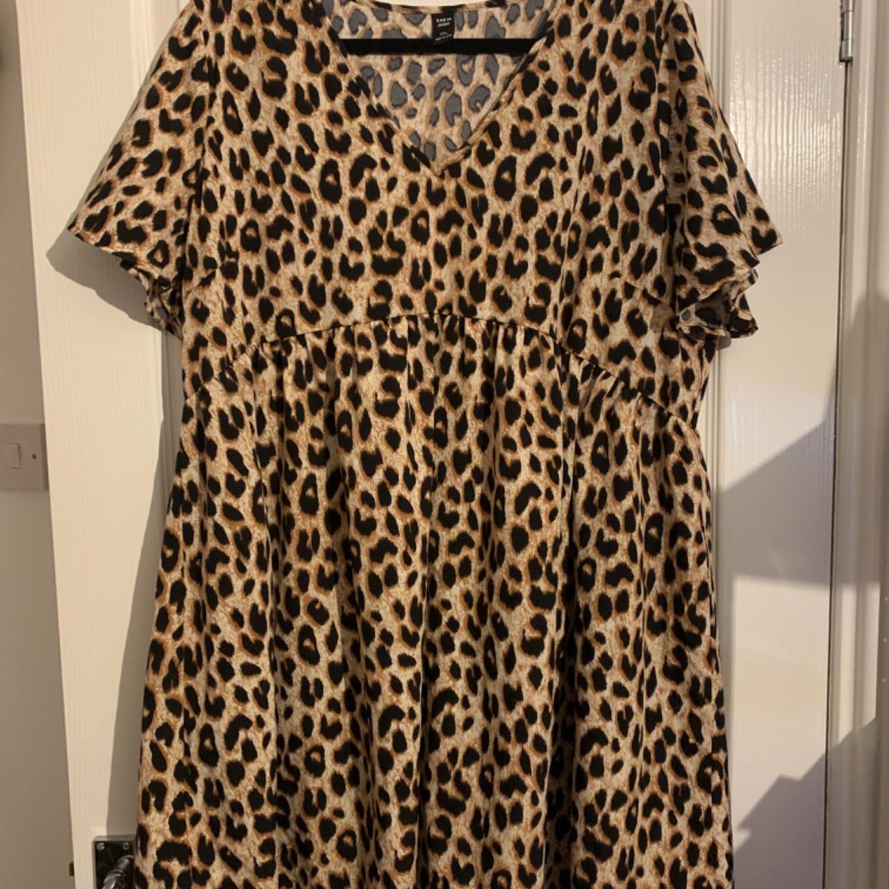 Shein Curve + Plus Women's Tan Dress | Depop