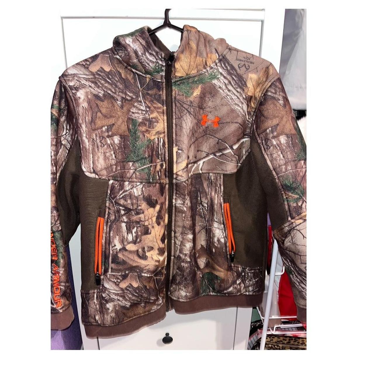 Camo under armour store jacket women's