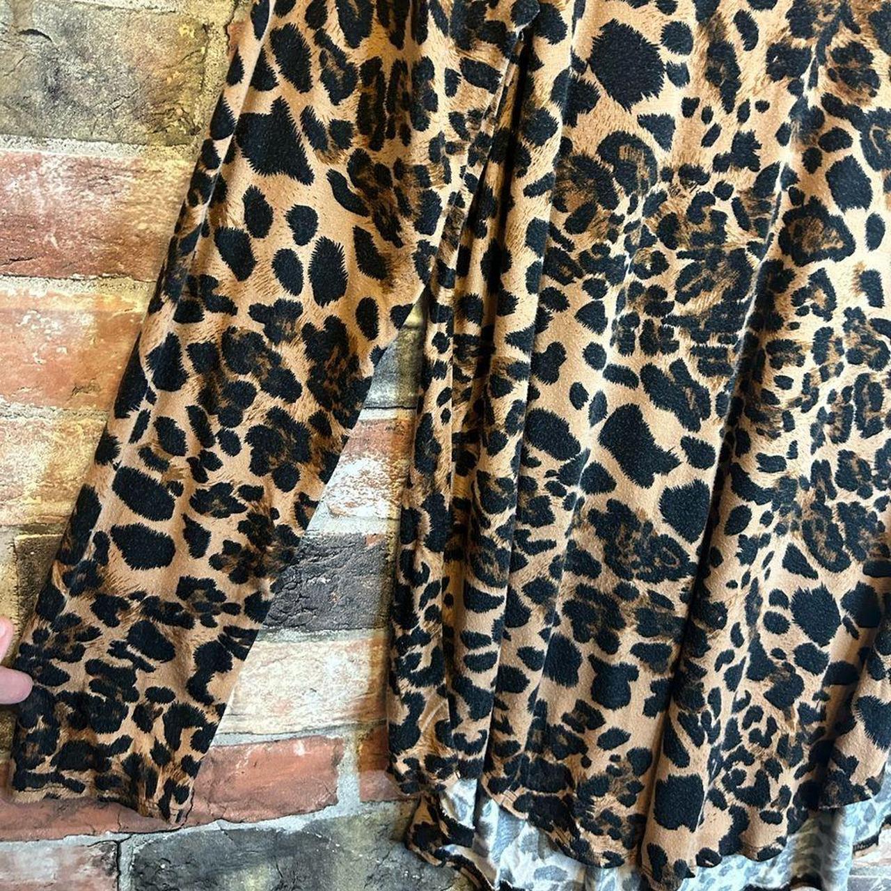 Introducing our XL Zenana Cheetah Print V-Neck Long - Depop