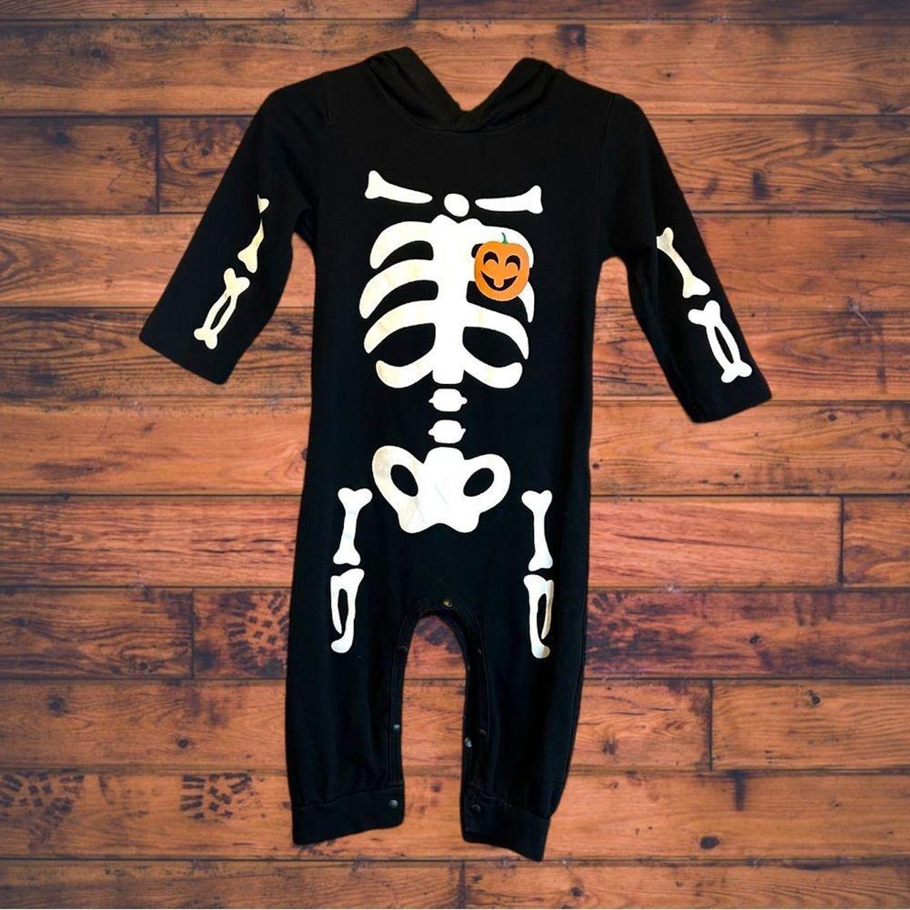 Introducing our Baby Size 2T Skeleton Black... Depop