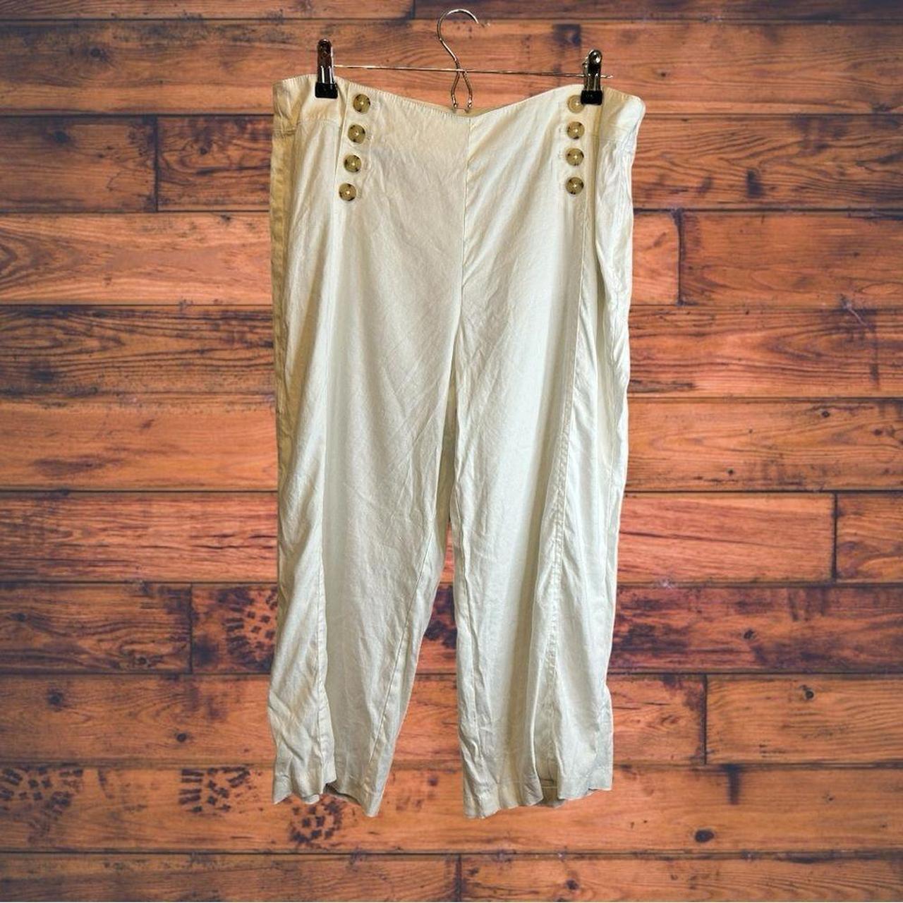 J jill linen stretch pants hotsell