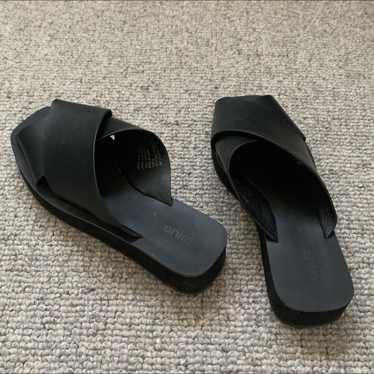 Black Crossover Slides 🖤 Wide Crossover... - Depop