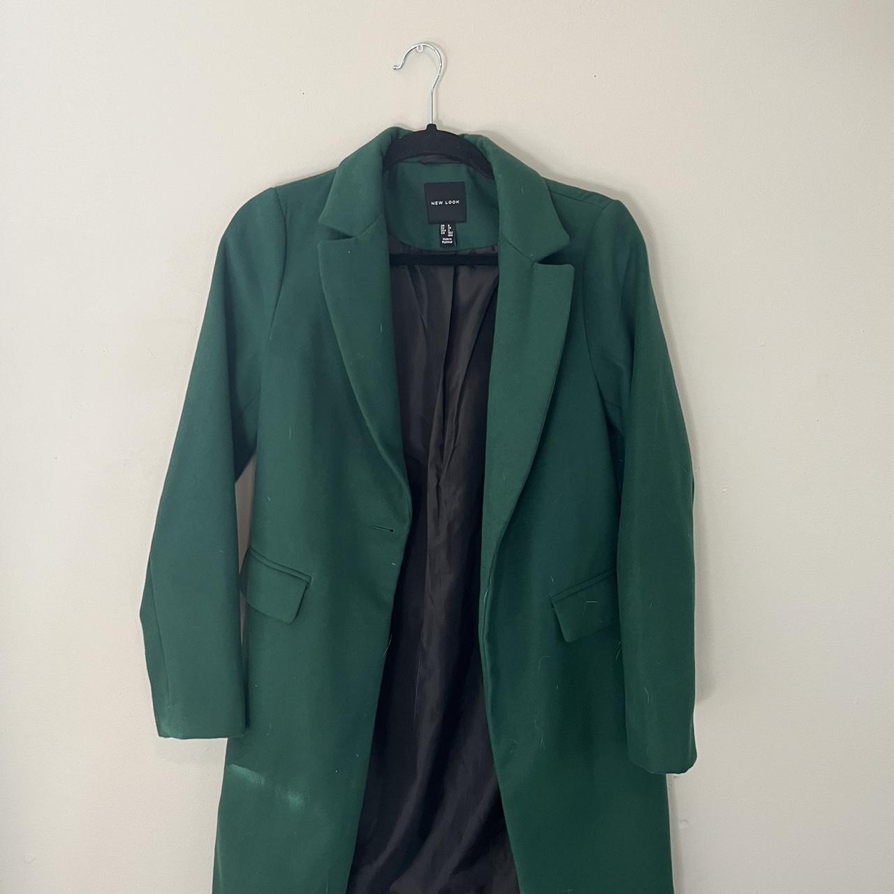 New Look Women's Green Coat | Depop
