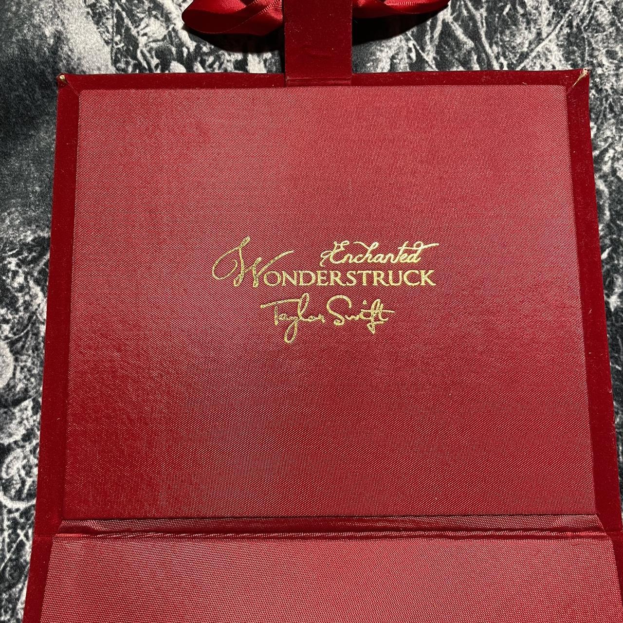 RARE Taylor Swift Wonderstruck Enchanted Keepsake Jewelry Box Red