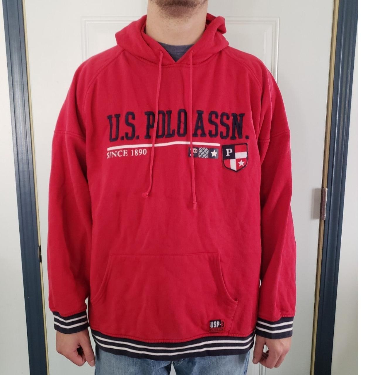 U.S. Polo Assn. Men's Red Sweatshirt