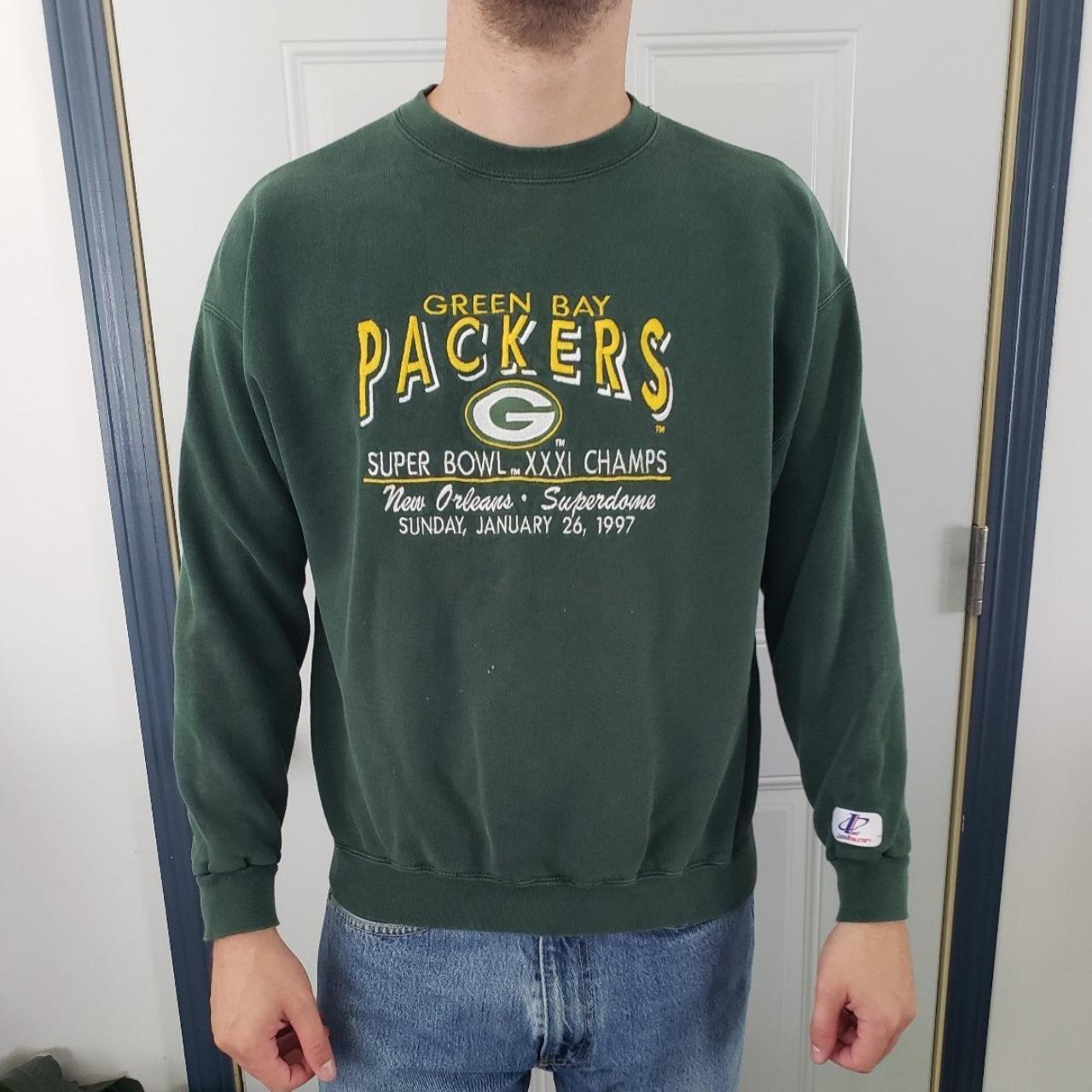 Vintage Green Bay Packers Crewneck Super Bowl Superbowl 