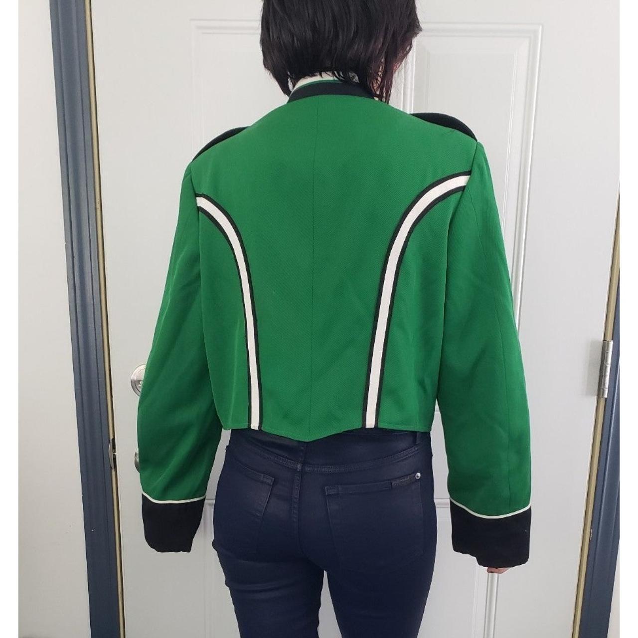 Vintage Green Band Uniform Jacket For my emo - Depop