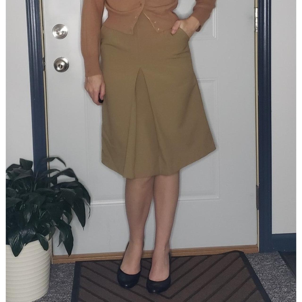 Long khaki outlet skirts 50s