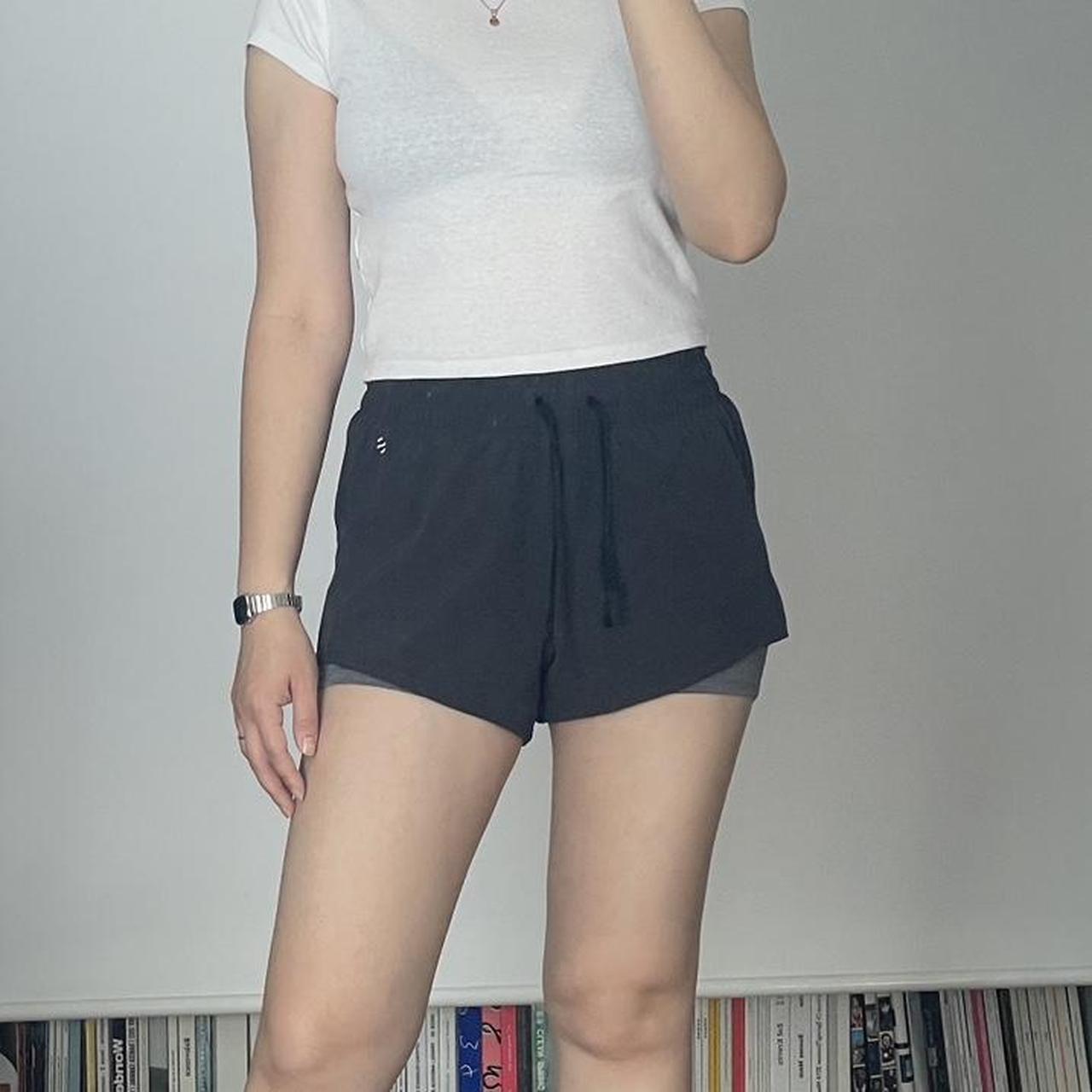 Shorts with built hot sale in tights