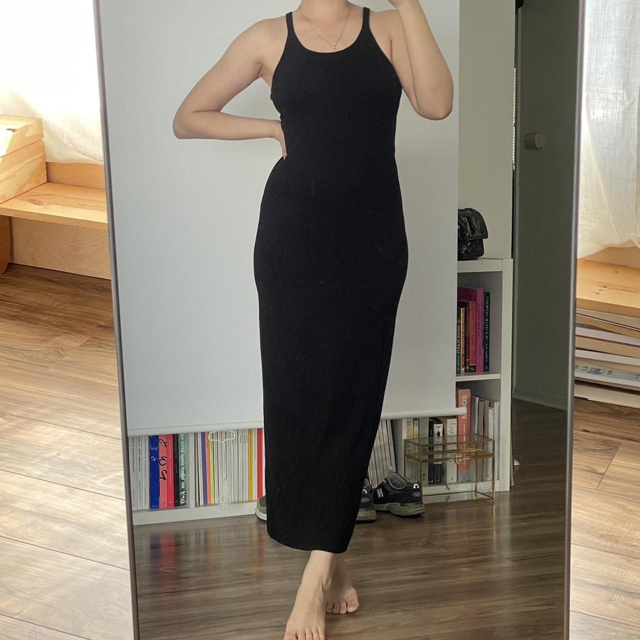 オールインワン・サロペット T By Alexander Wang Logo Dress racer tank loungewear dress in ribbed cotton jersey in WHITE