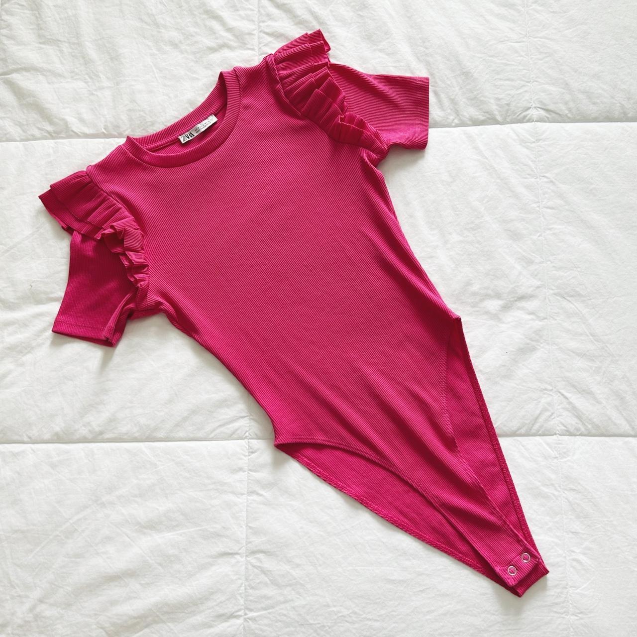 Zara hot deals pink bodysuit