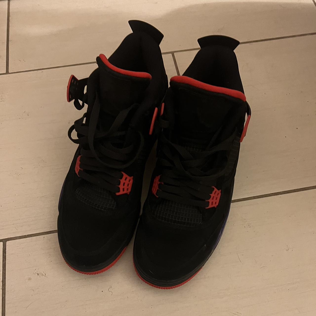 all black jordan 4's