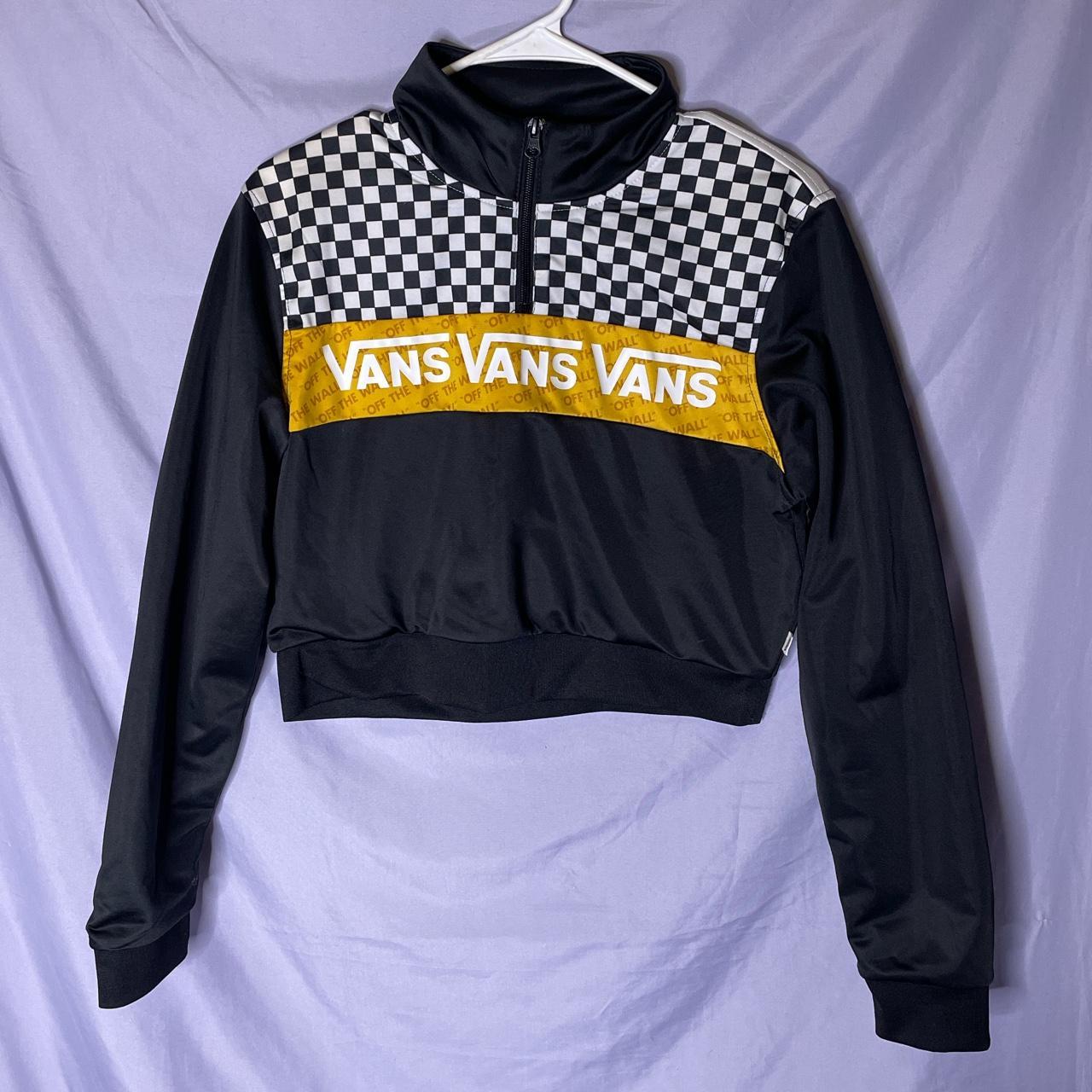 Vans checkerboard yellow on sale stripe