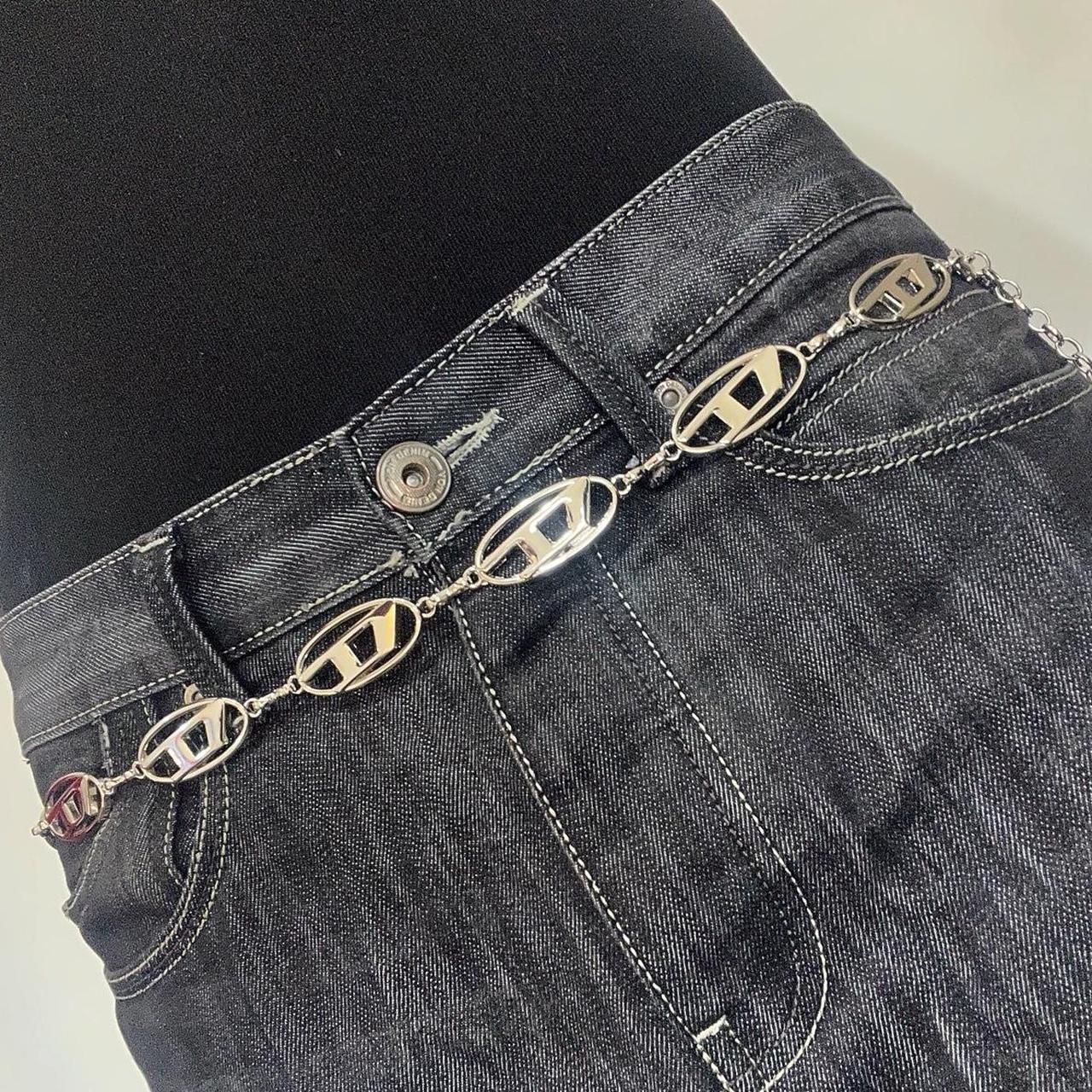 diesel silver belt