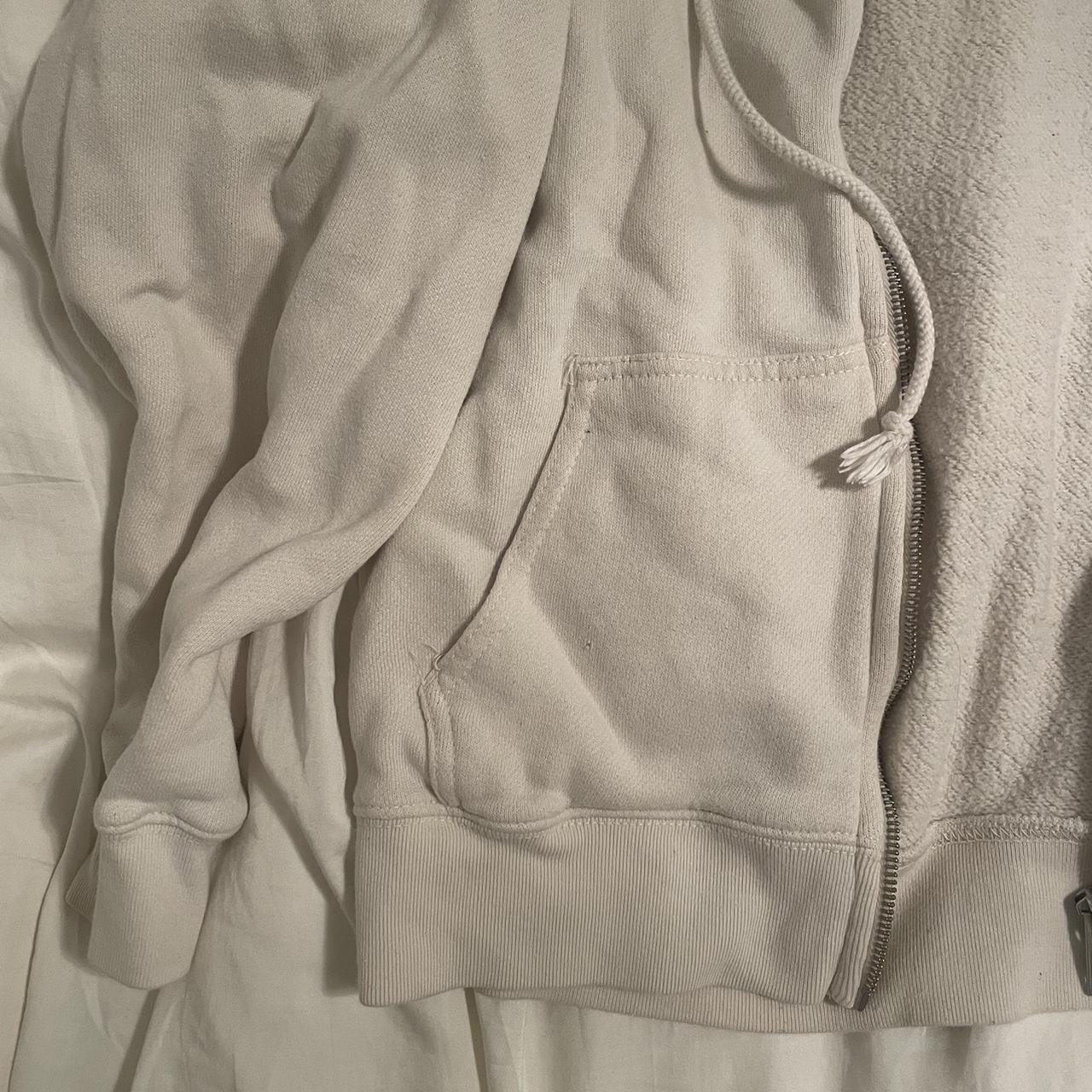 cream colored brandy zip up. small sized one. Size... - Depop