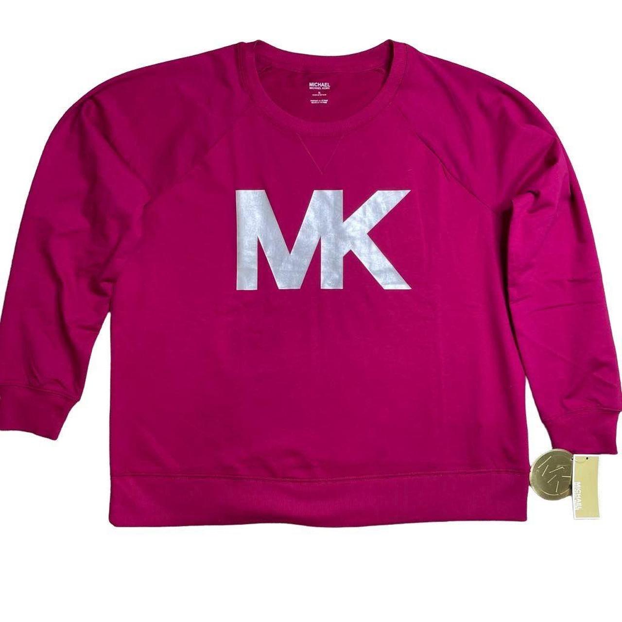 MICHAEL Michael Kors Women's Pink Sweatshirt | Depop