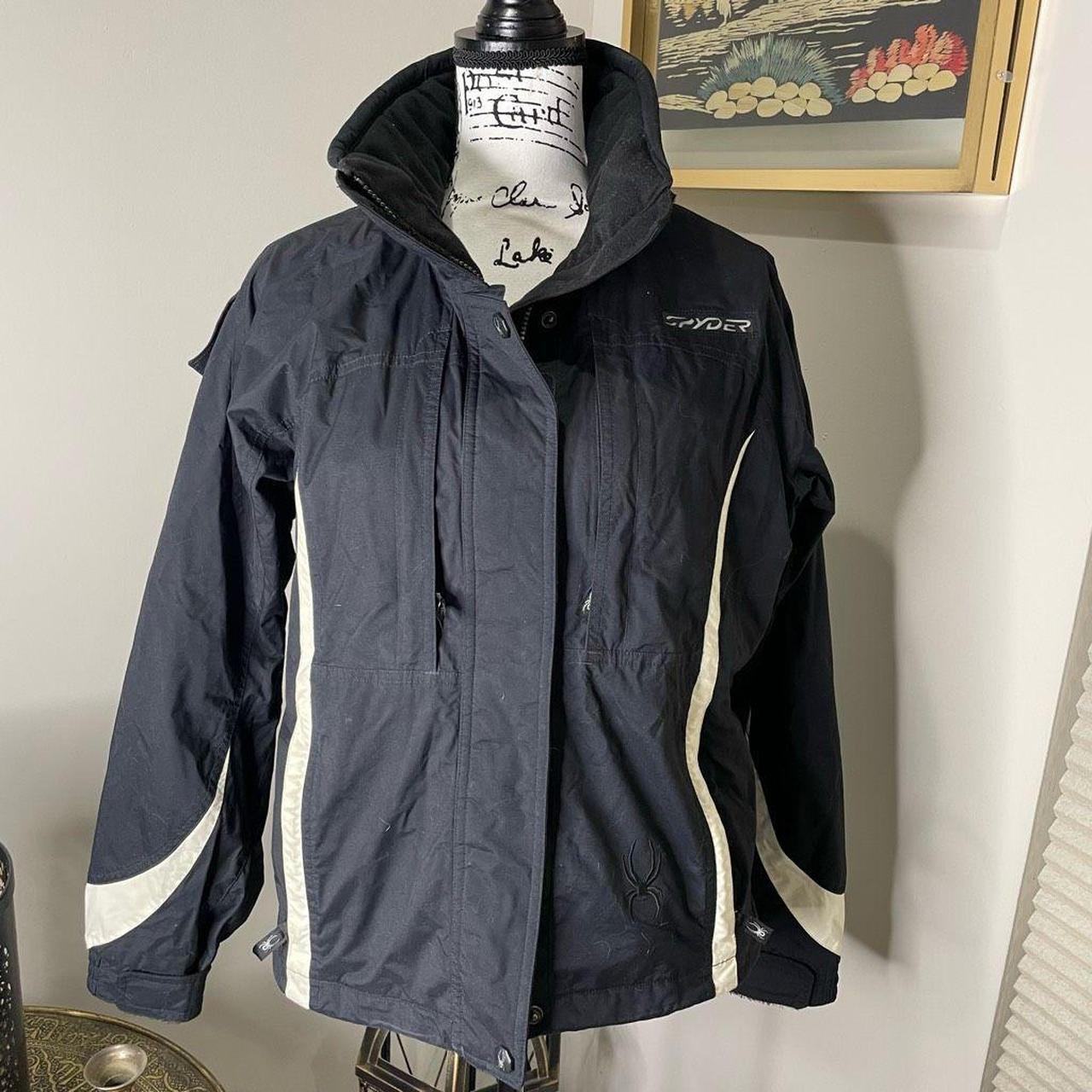 SPYDER AXYS women s ski snow jacket. Black and Depop