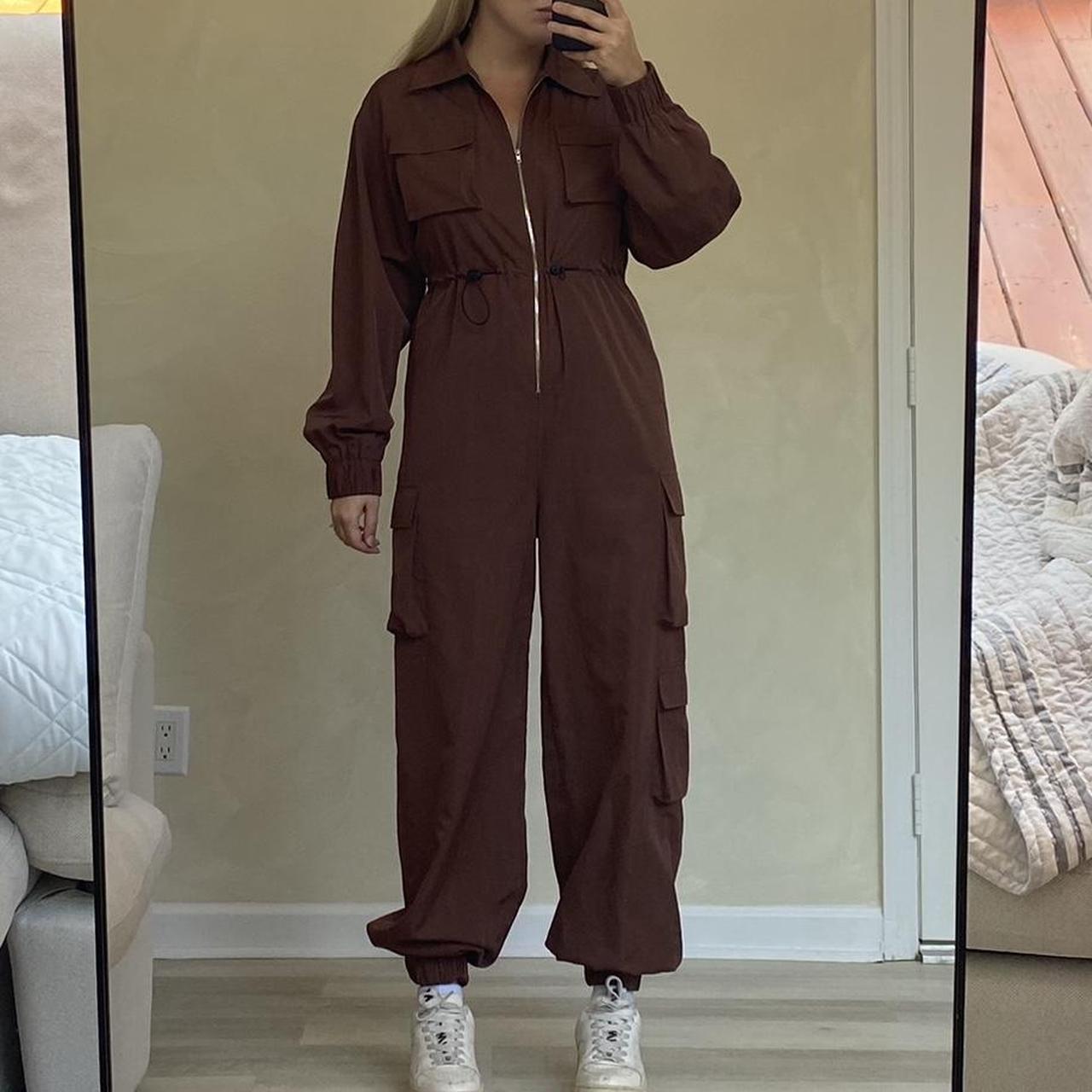Custom windbreaker jumpsuit by ArtcareShop. Size S M