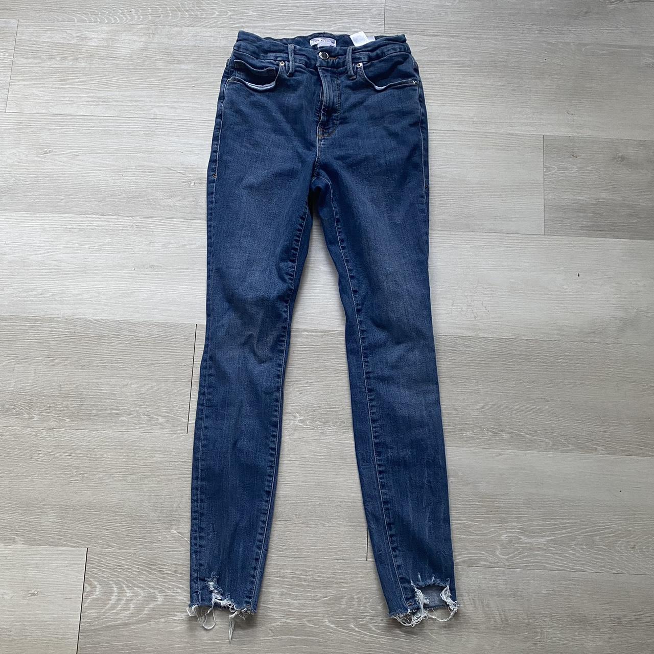 Good American Blue High Rise Skinny Jeans 2/26 sale