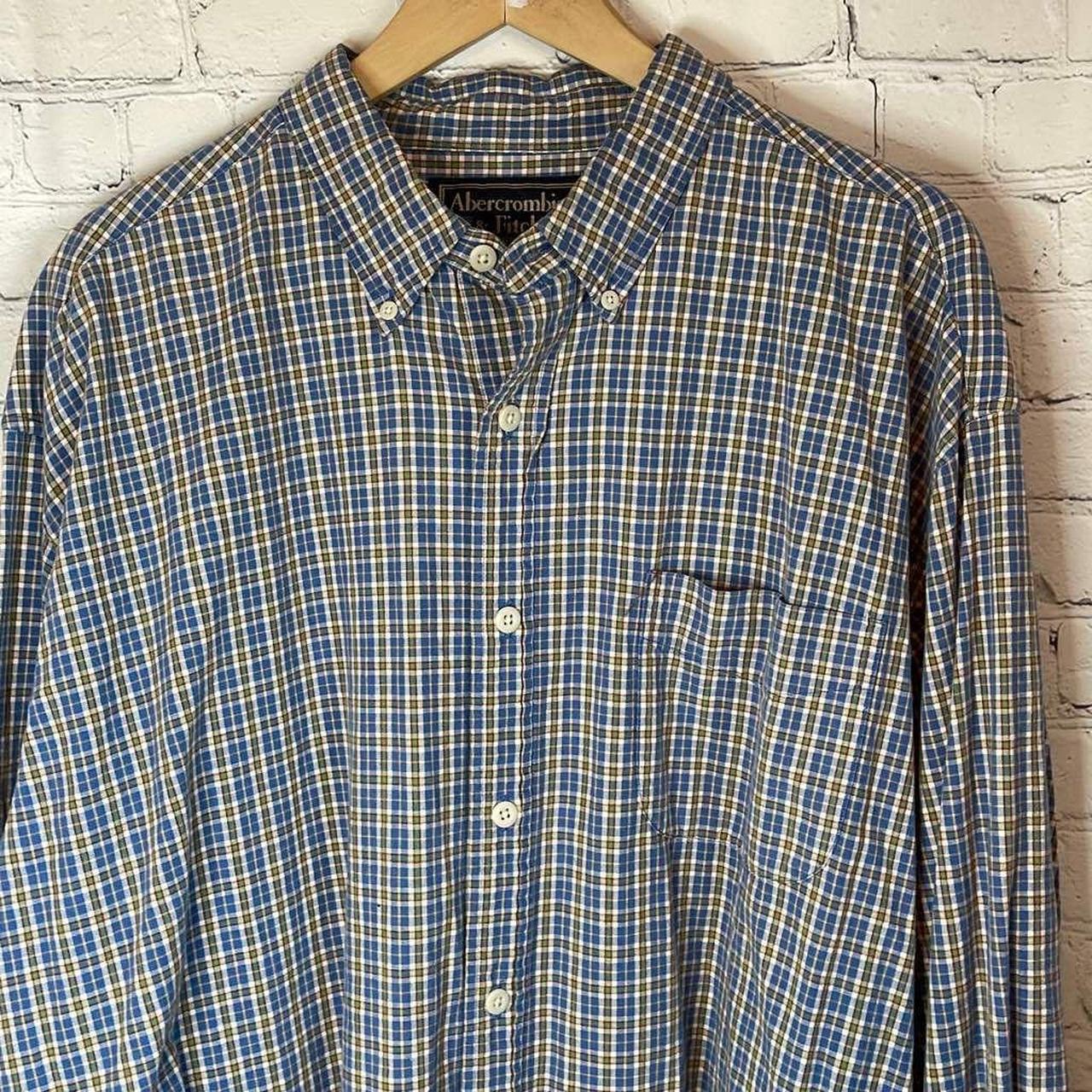 Abercrombie & Fitch Men’s Long Sleeve Button Down... - Depop