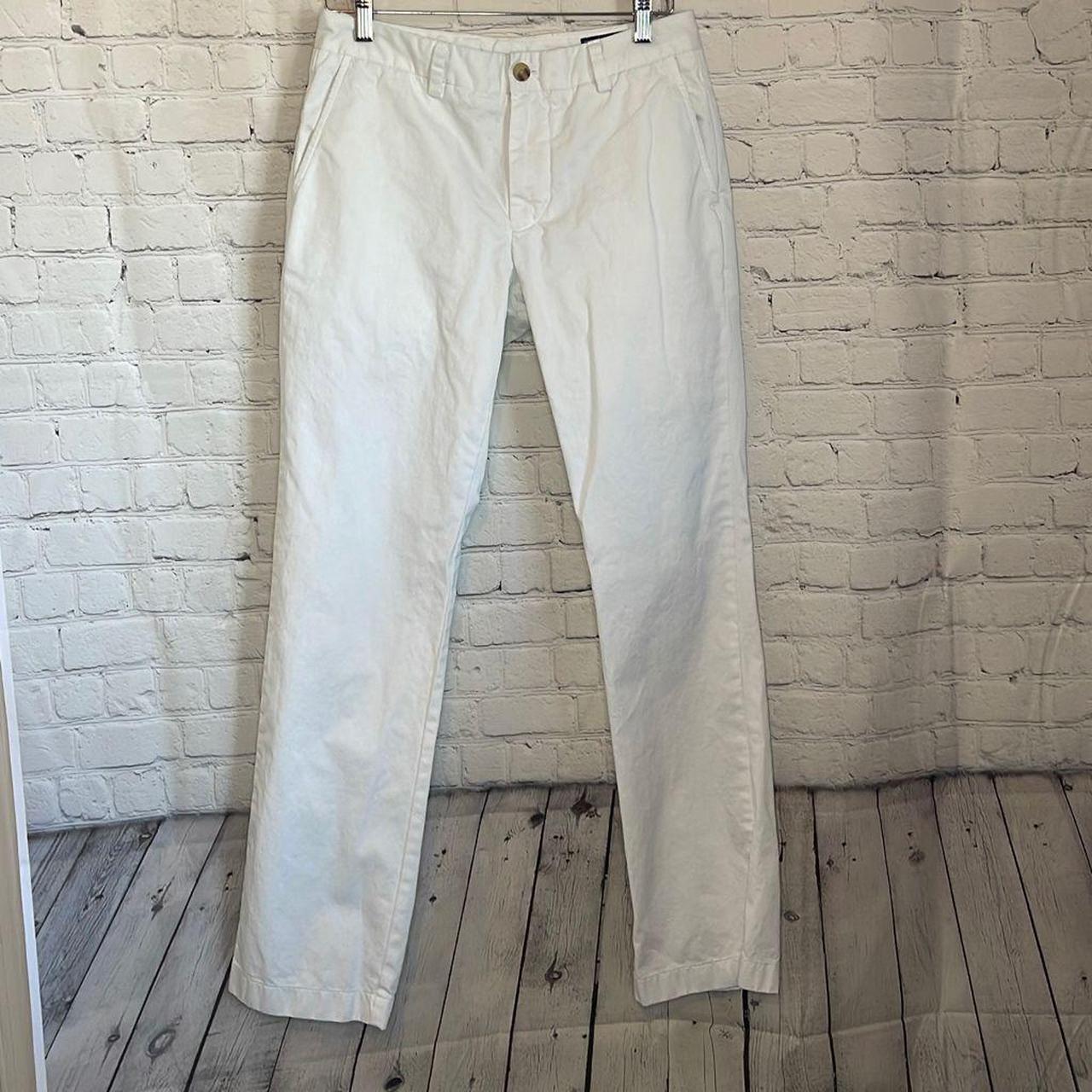 Vineyard Vines Women's White Trousers | Depop