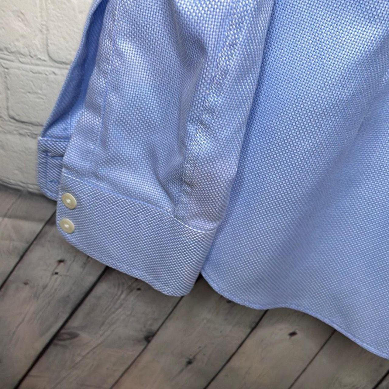 Charles Tyrwhitt Men's Blue and White Shirt (4)