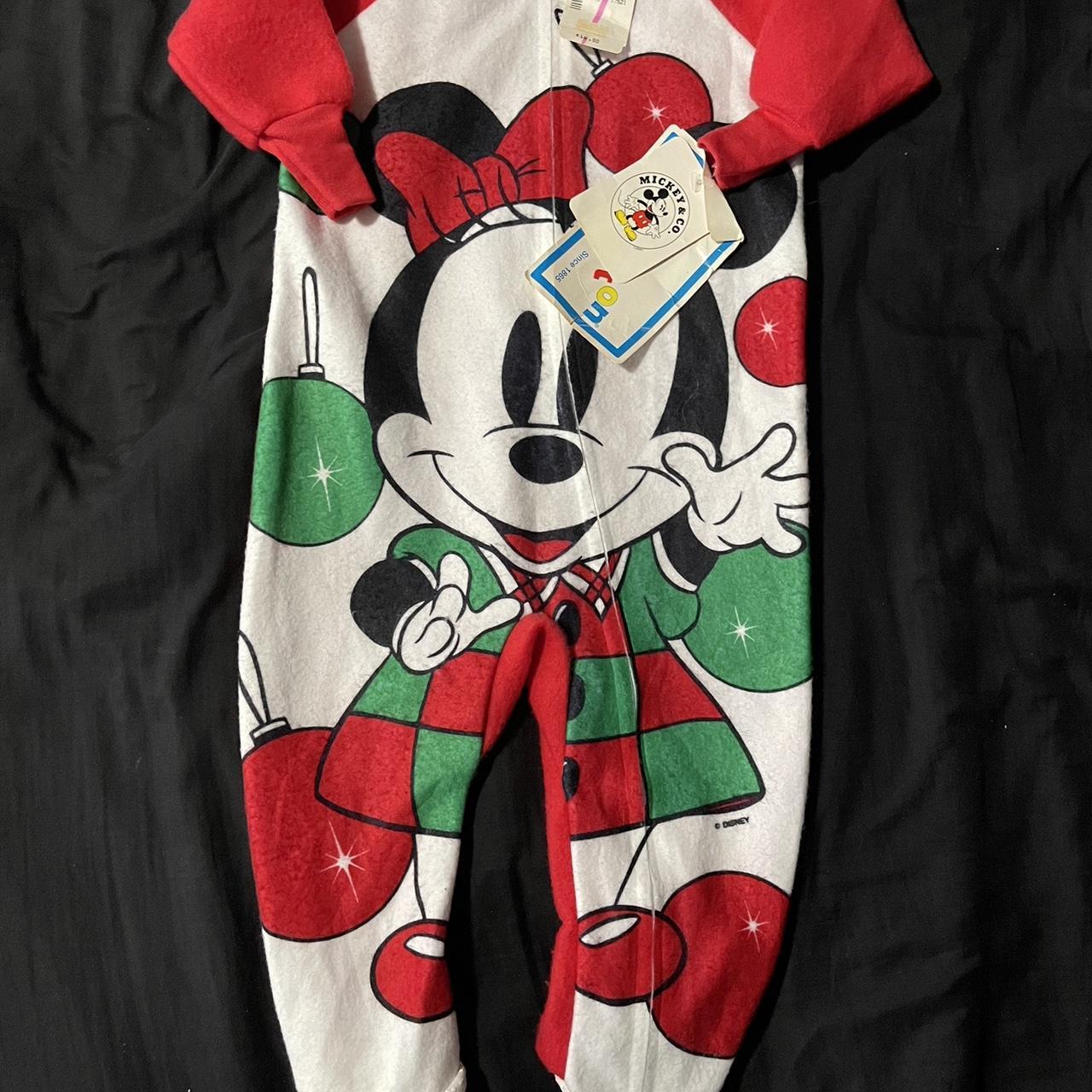 Vintage Minnie Mouse onesie pjs 2t