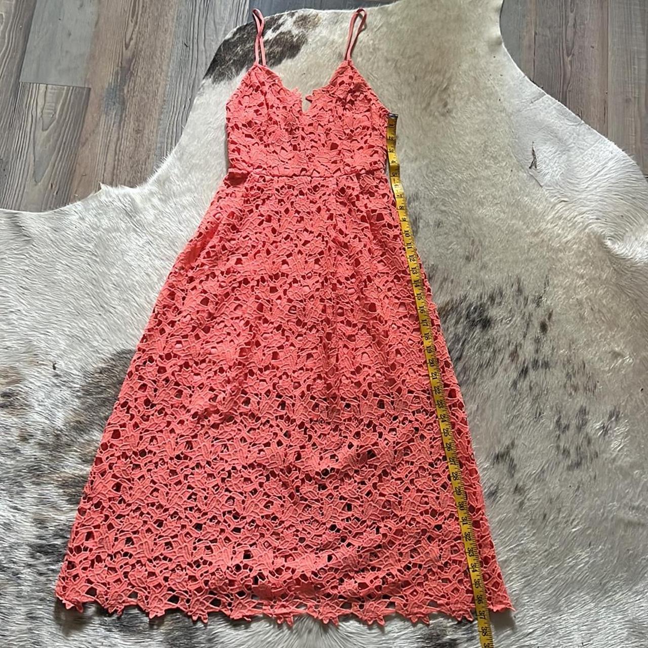 Astr red outlet lace dress