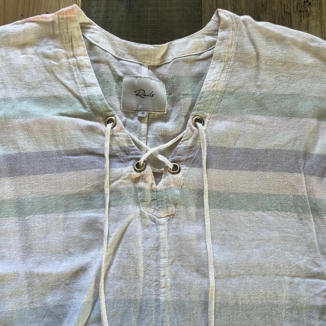 Rails Women's Blouse - White/Multi - XS – Rails L… - image 2