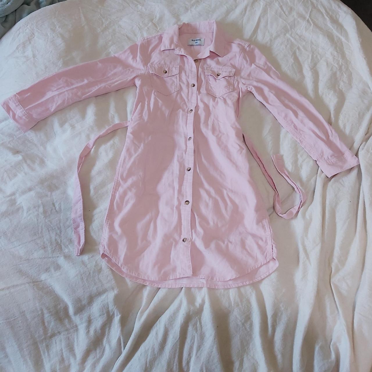 Old Navy Women's Pink Dress Depop