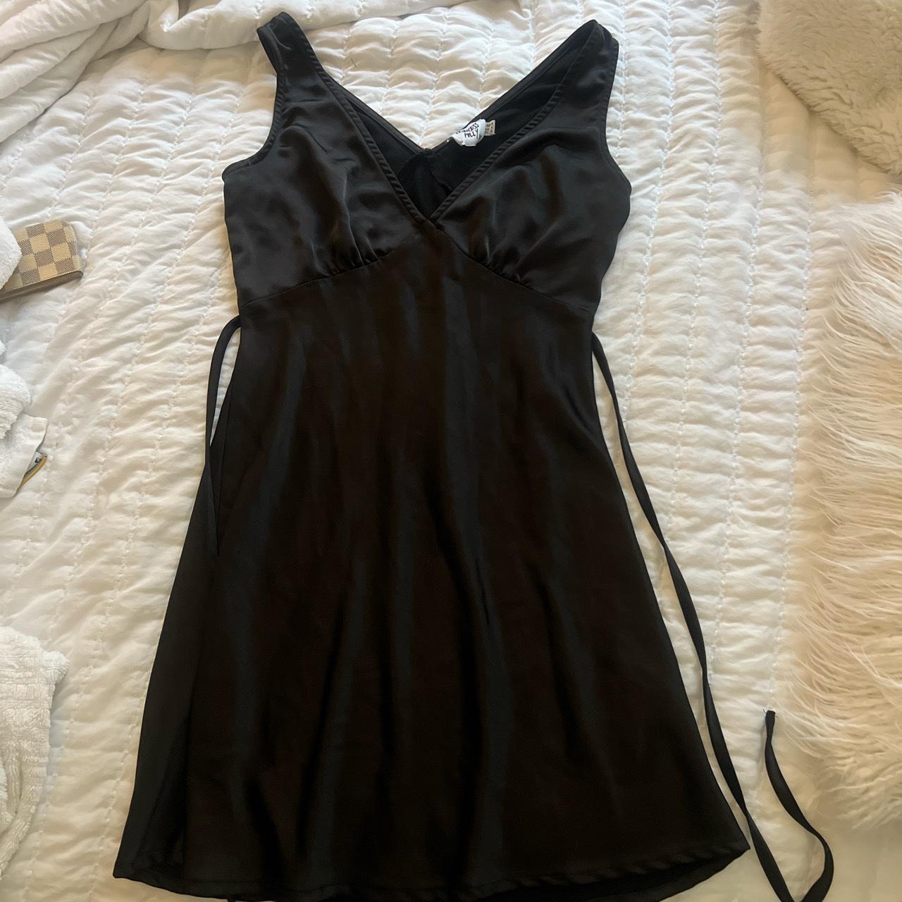 Princess polly black silk dress:) - Depop