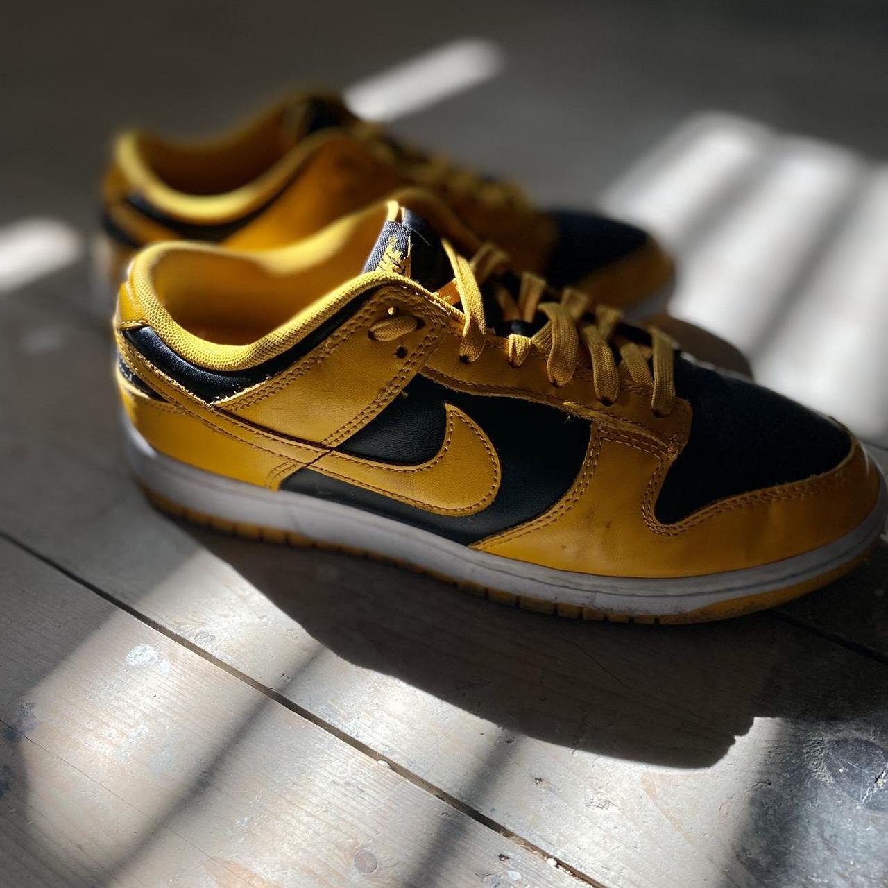 Nike Dunk Low Golden Rod In perfect used... - Depop