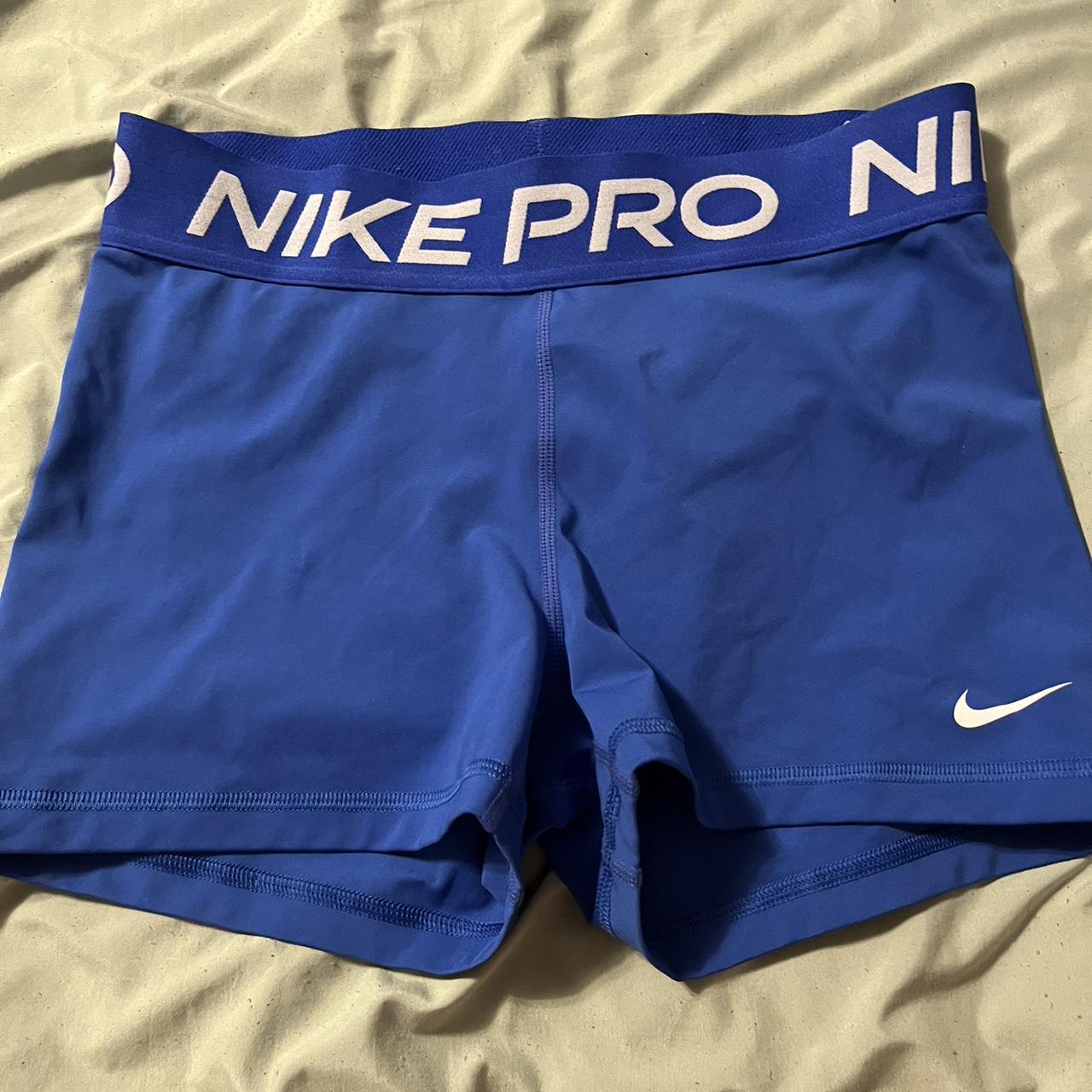 Blue Nike Pros - Depop