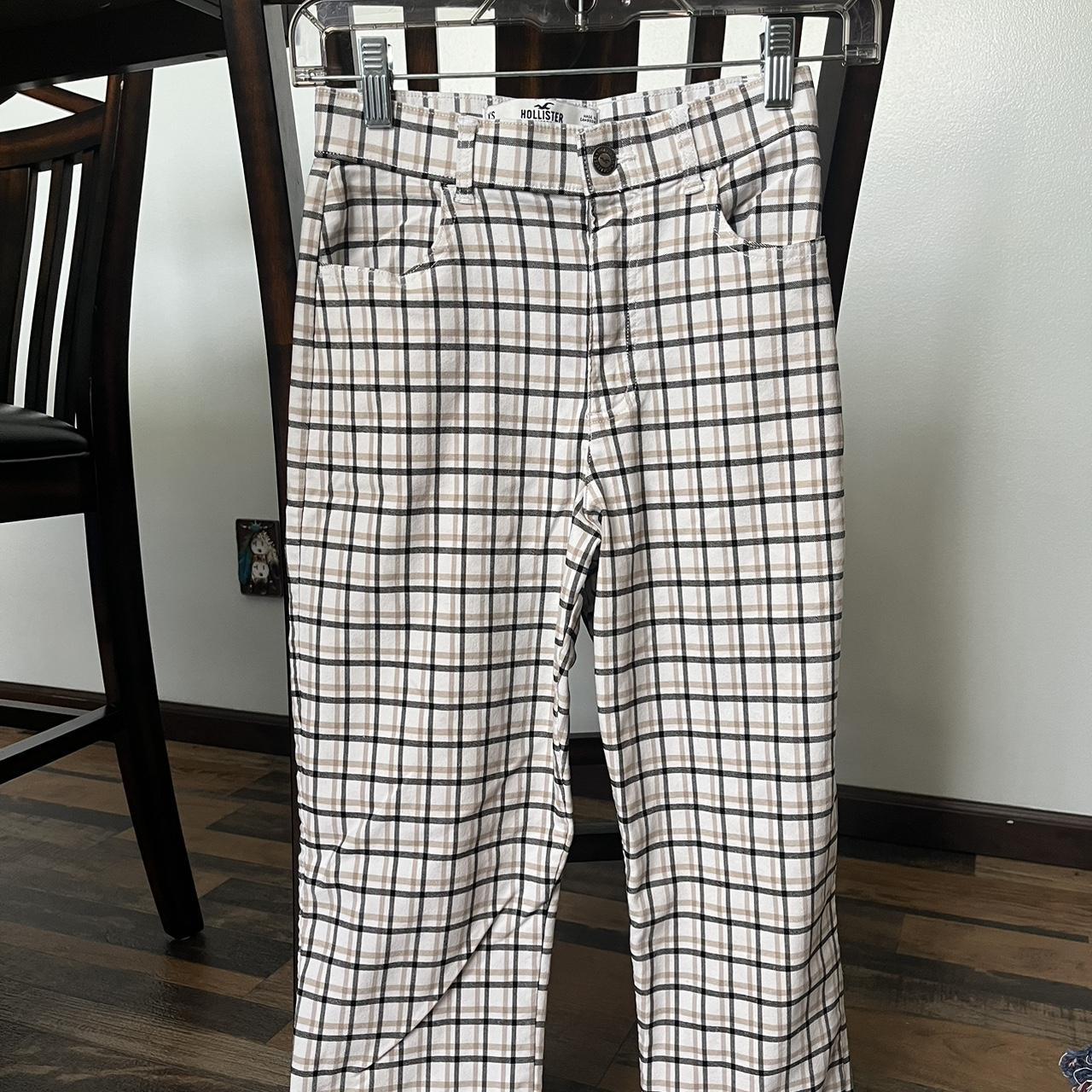 Hollister plaid clearance pants mens