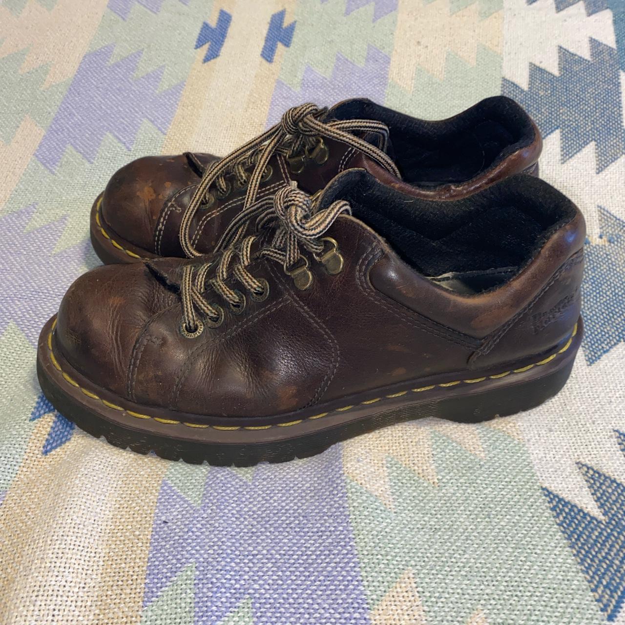 Dr. Martens Men's Brown and Tan Boots | Depop