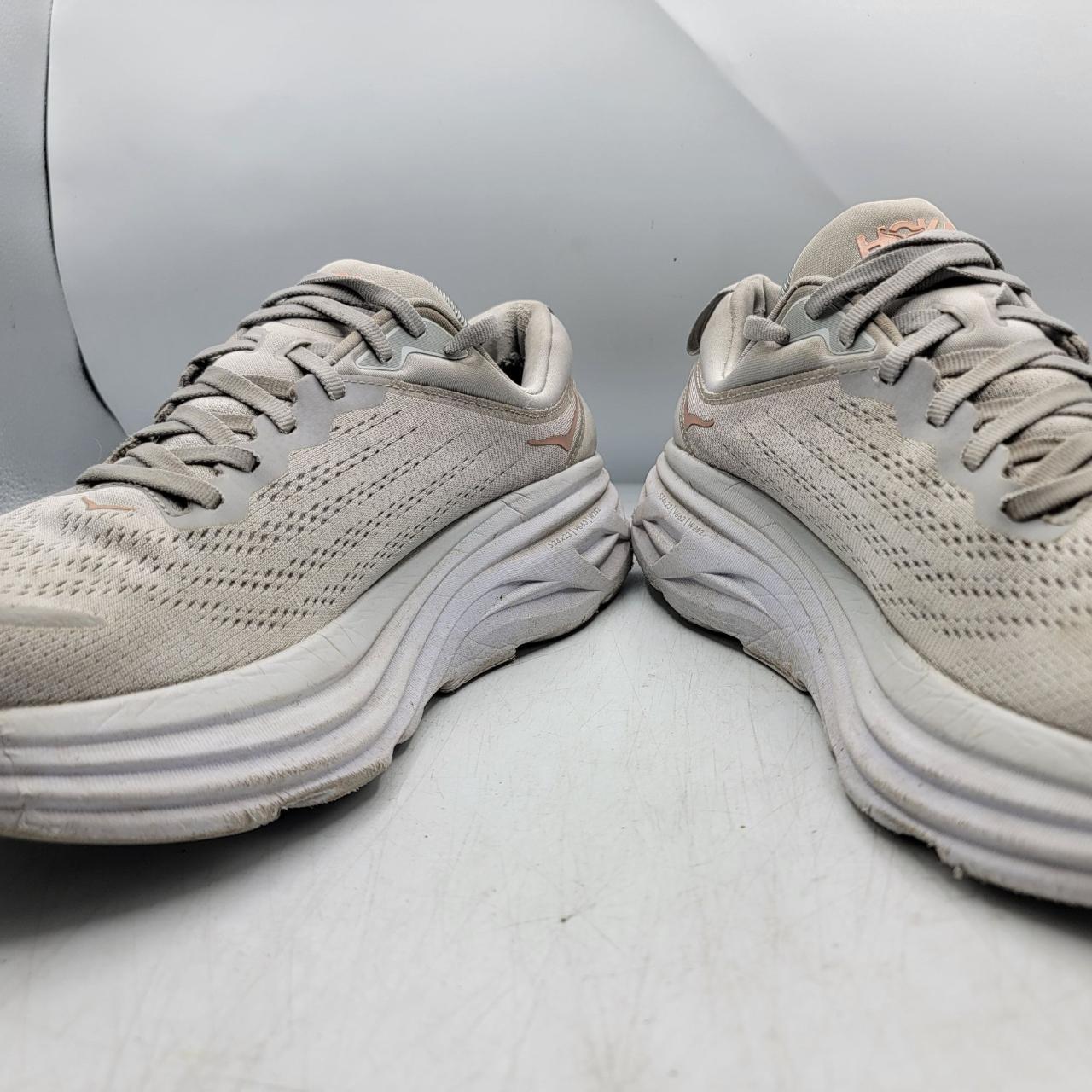 Hoka One One Bondi 8 Womens 10B White Harbor Mist | Depop