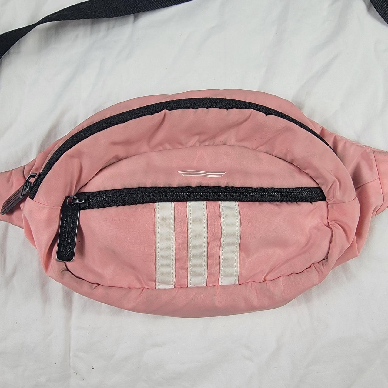 Adidas Womens Pink Waist Bag Pack Hiking Running. Depop